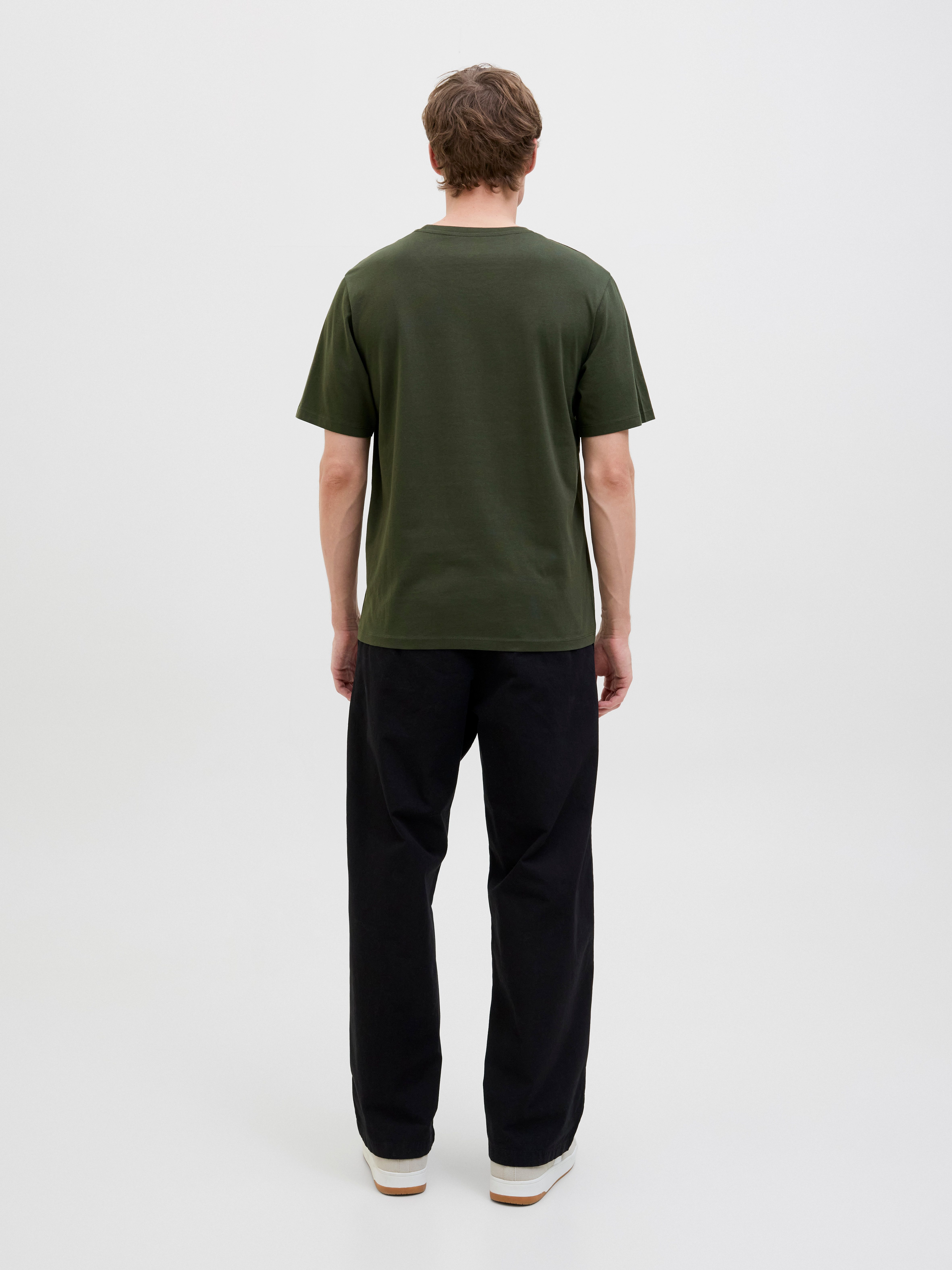 Jack & Jones Rundhalsshirt JJECORP GRAPHIC TEE SS O-NECK NOOS mit Logo Print