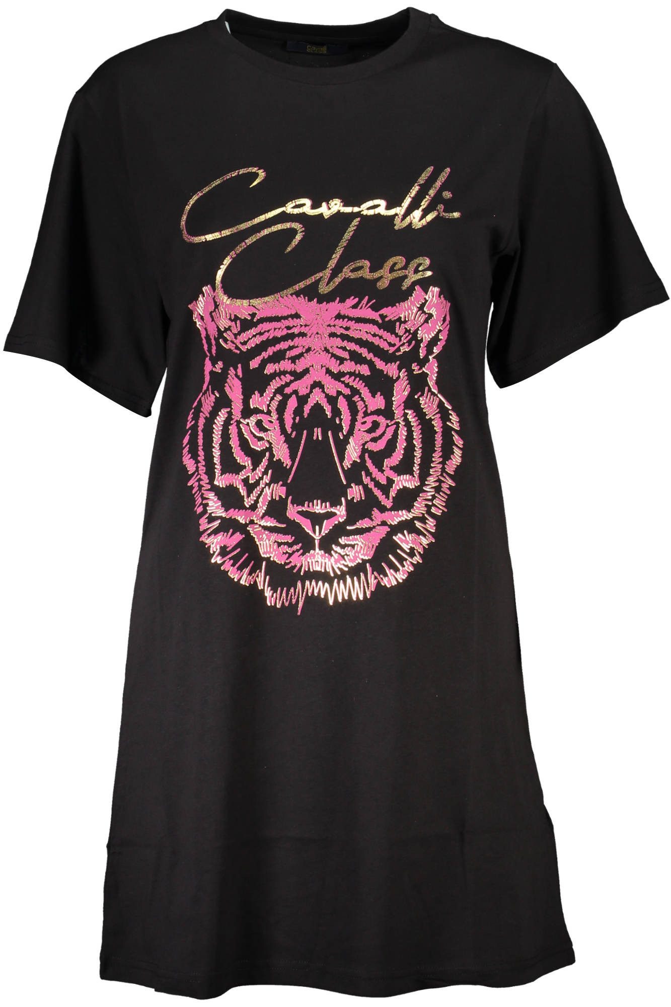 Cavalli Class T-Shirt Schwarzes Damen T-Shirt günstig online kaufen