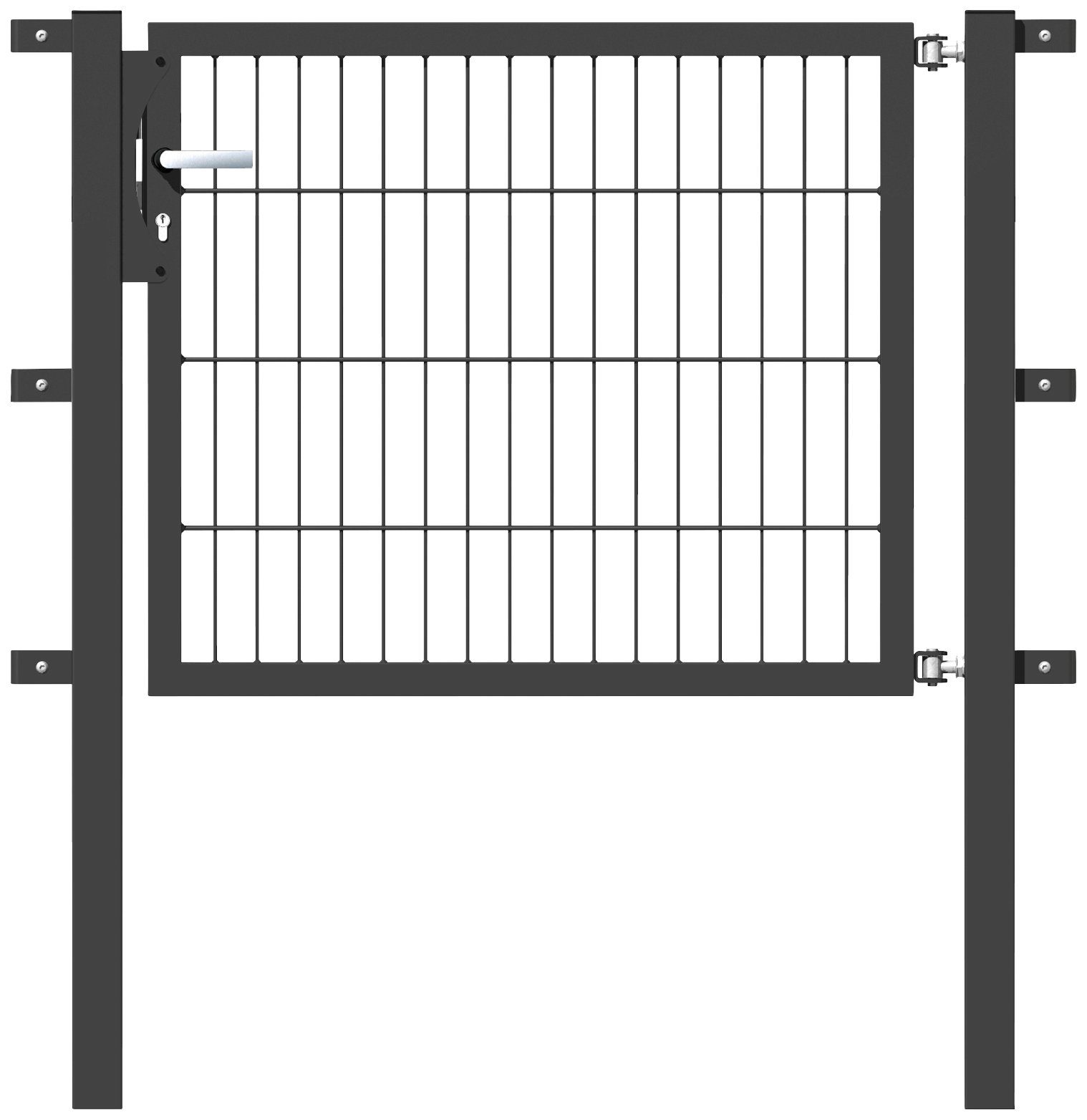 Alberts Zauneinzeltür, 100 cm Breite, in versch. Höhen