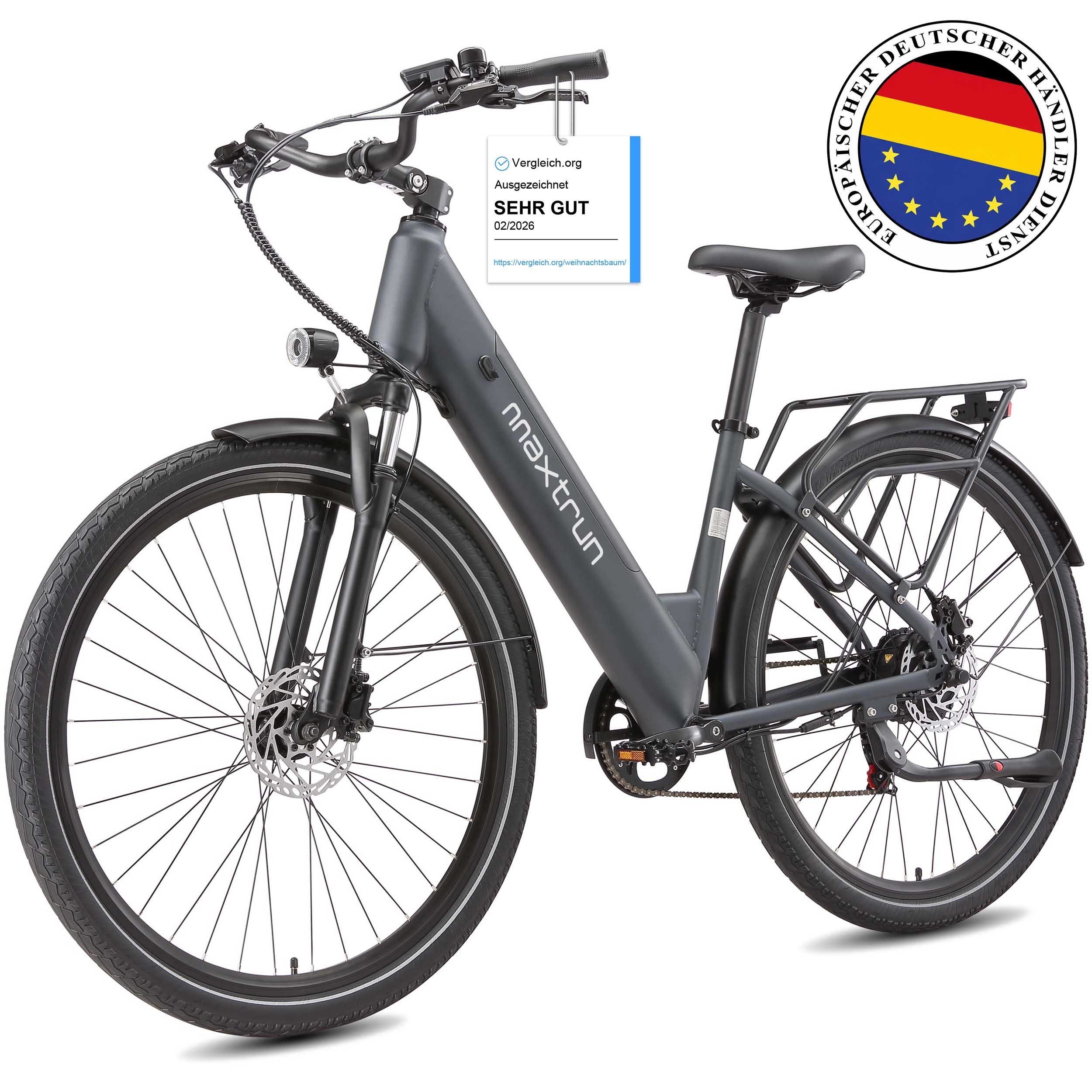 Vankel E-Bike Cityrad 28 Zoll E-Fahrrad Damen u. Herren 720WH Pedelec 48V 15AH 140km E-bikes, Kettenschaltung, Heckmotor, 720 Wh, …