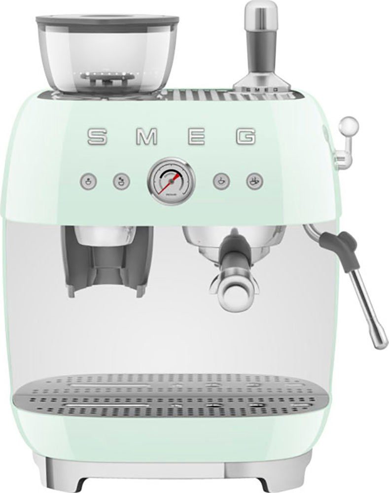 Smeg Espressomaschine EGF03PGEU, mit integrierter Kaffeemühle