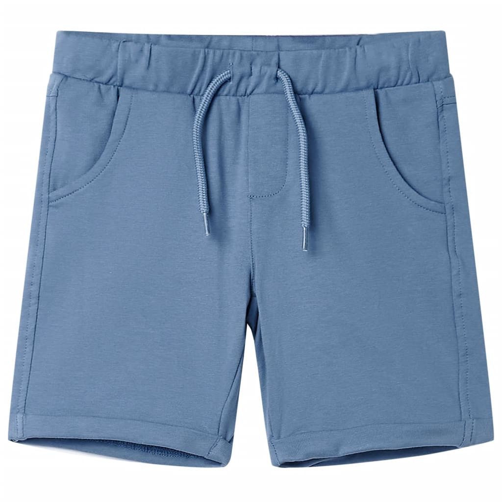 Trainingshose Kindershorts mit Kordelzug Dunkelblau 116