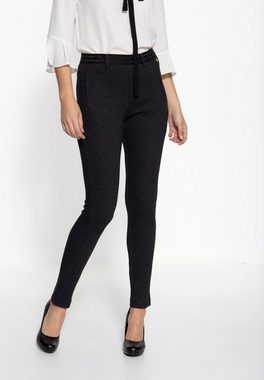 ATT Jeans Stretch-Hose Vicky aus elastischem Pikee und Reißverschlsstaschen
