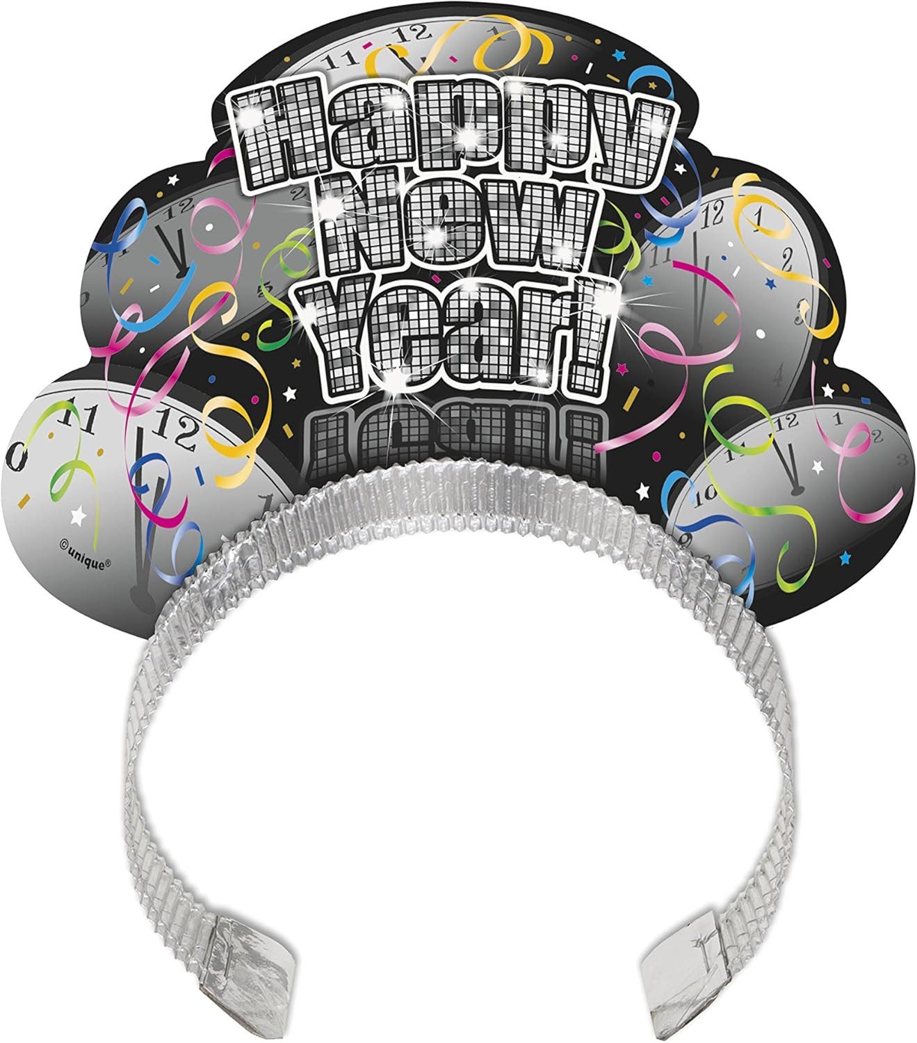 Unique Industries Inc. Kostüm Haarreif New Year Countdown 4Stk.