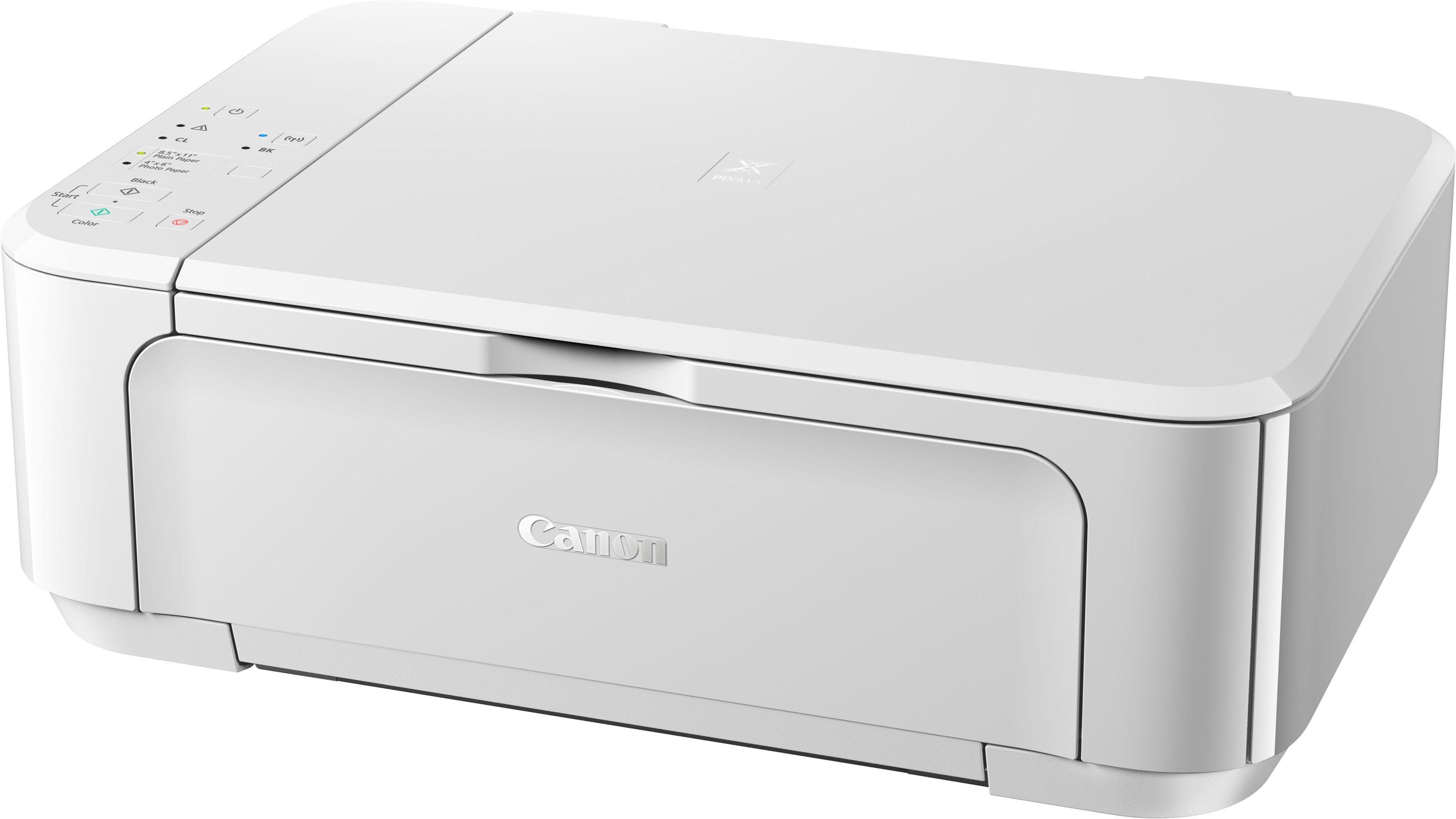Multifunktionsdrucker, Canon (WLAN weiß (Wi-Fi) PIXMA MG3650S