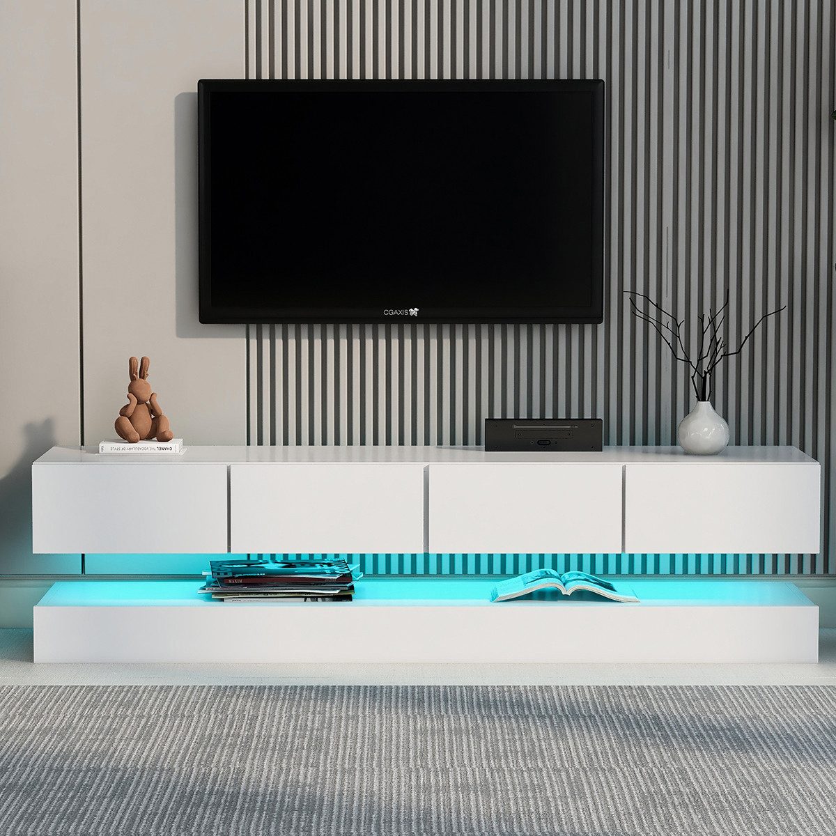 XDeer TV-Schrank TV-Schrank mit 16-farbige LED-Beleuchtung günstig online kaufen
