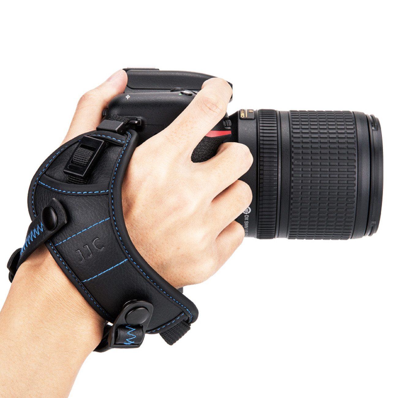 JJC Handschlaufe JJC Kunstleder Handschlaufe HS-PRO1P mit ausklappbarem Kam günstig online kaufen