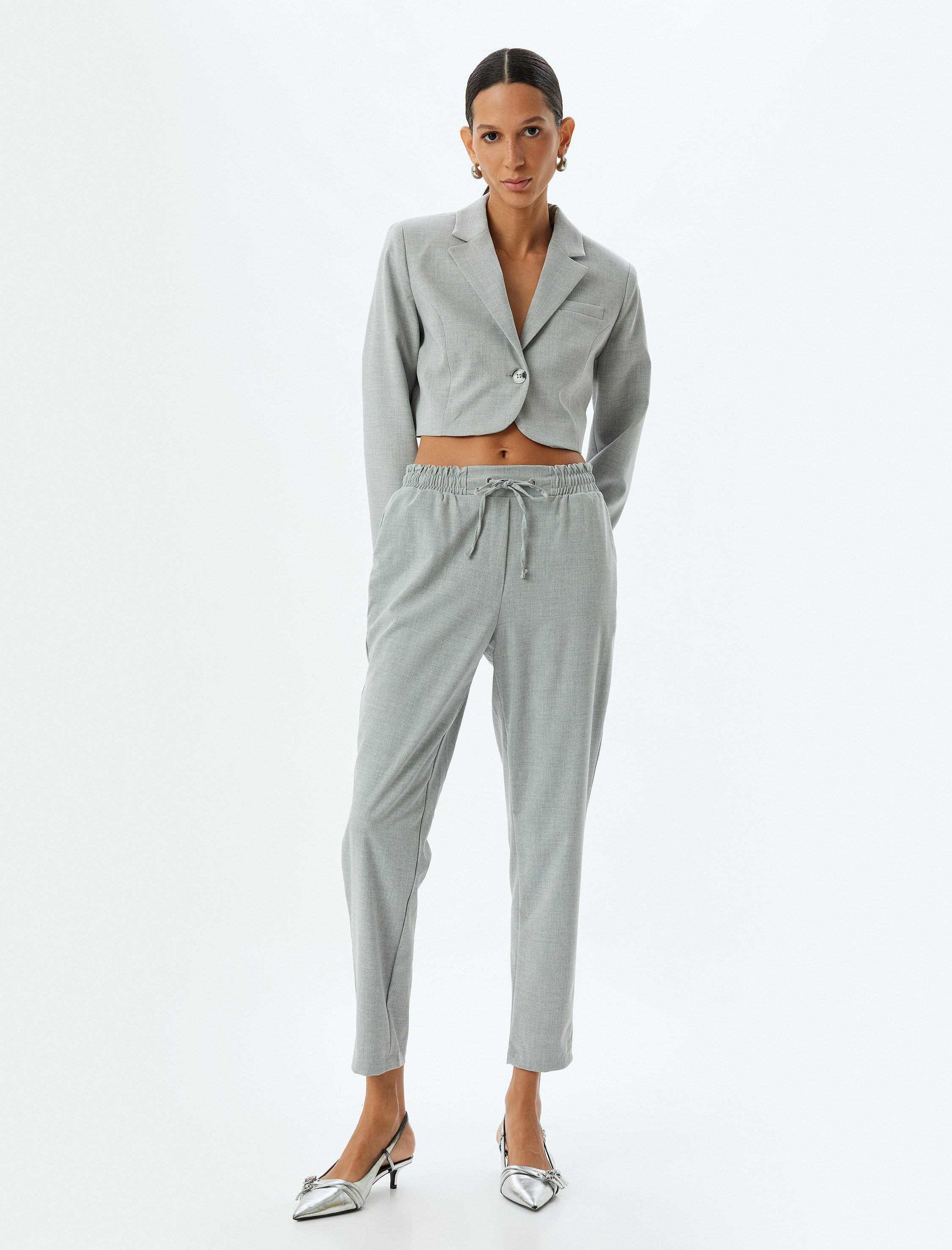 Koton Jogginghose Koton Viskose Jogginghose Hohe Taille