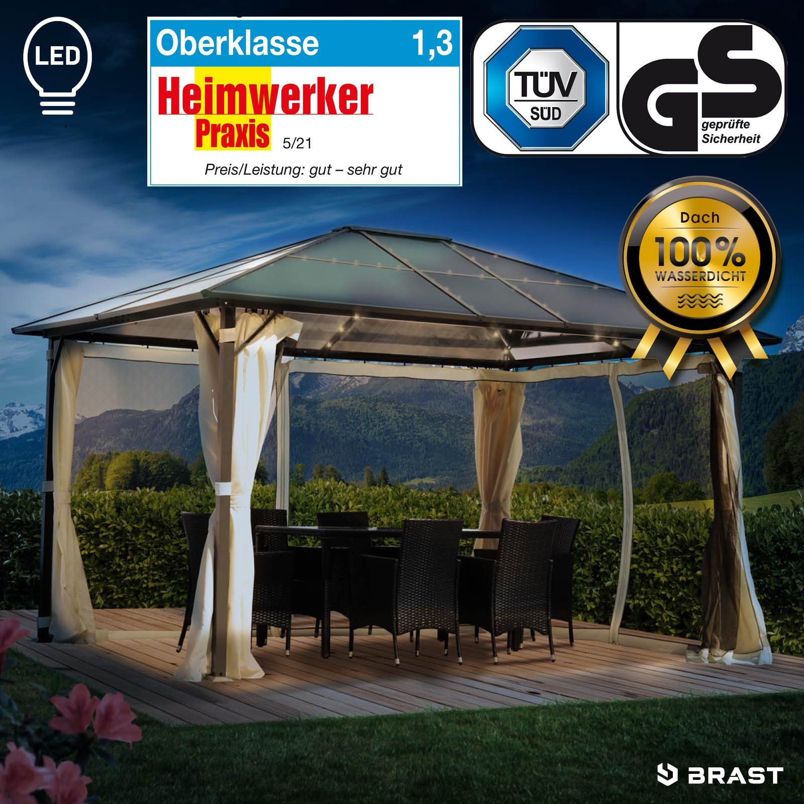 BRAST Pavillon Premium Aluminium Größen 3x4m günstig online kaufen