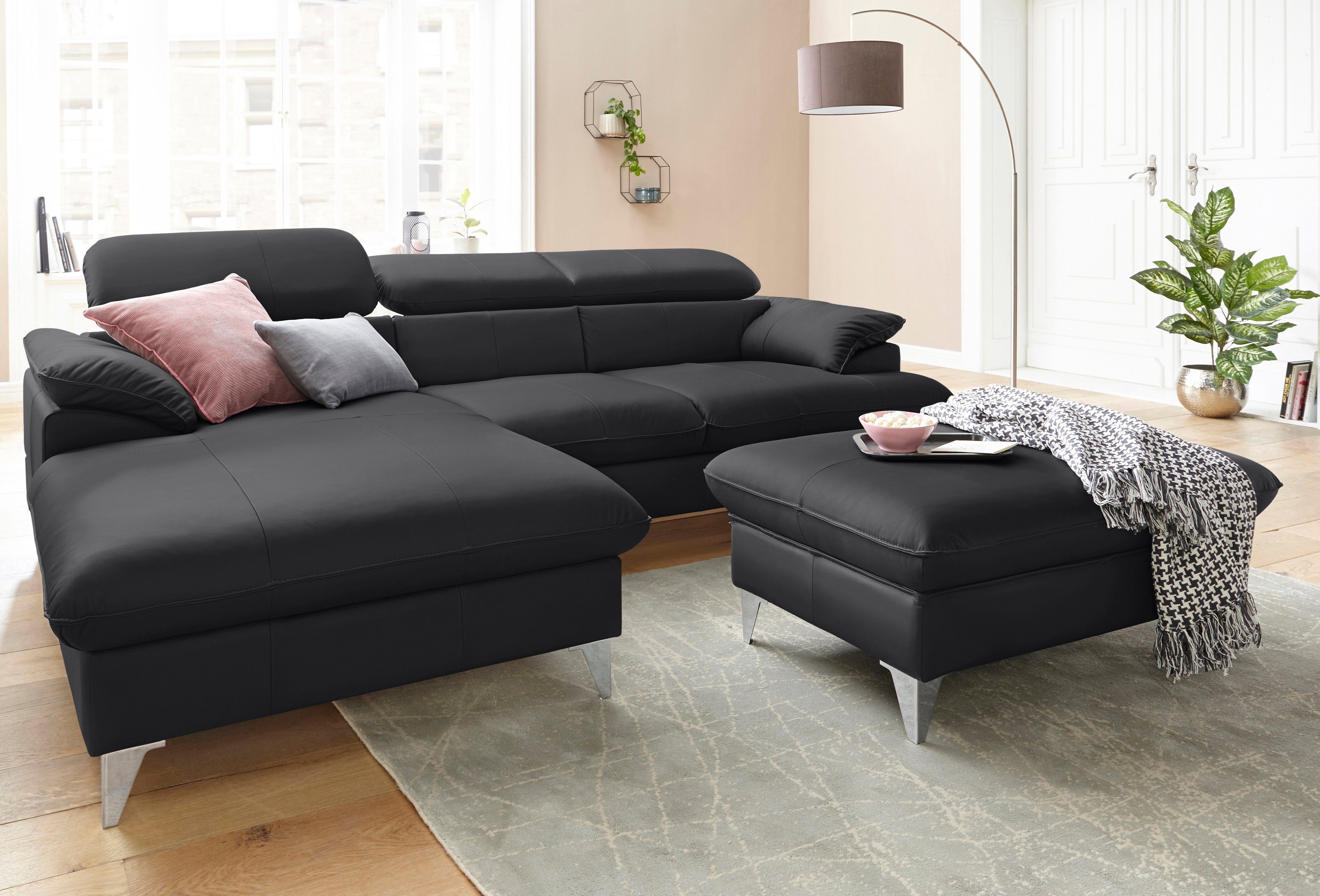 COTTA Polstergarnitur "Caluso L-Form", (2 tlg.), Set bestehend aus: Ecksofa günstig online kaufen