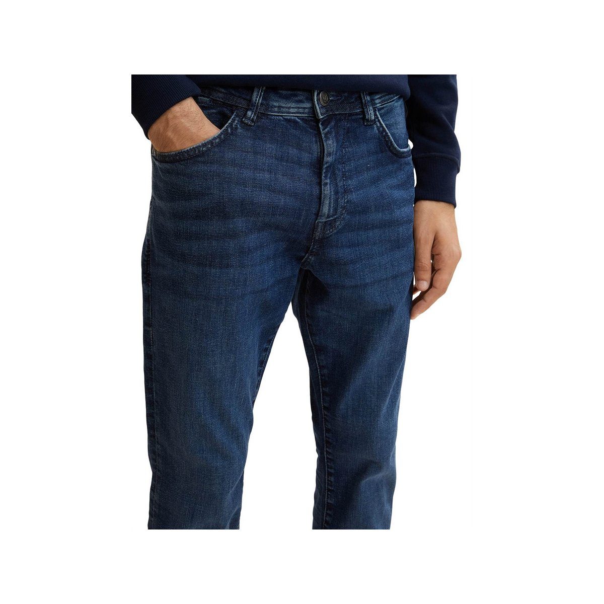 mittel-grau TOM TAILOR (1-tlg) 5-Pocket-Jeans