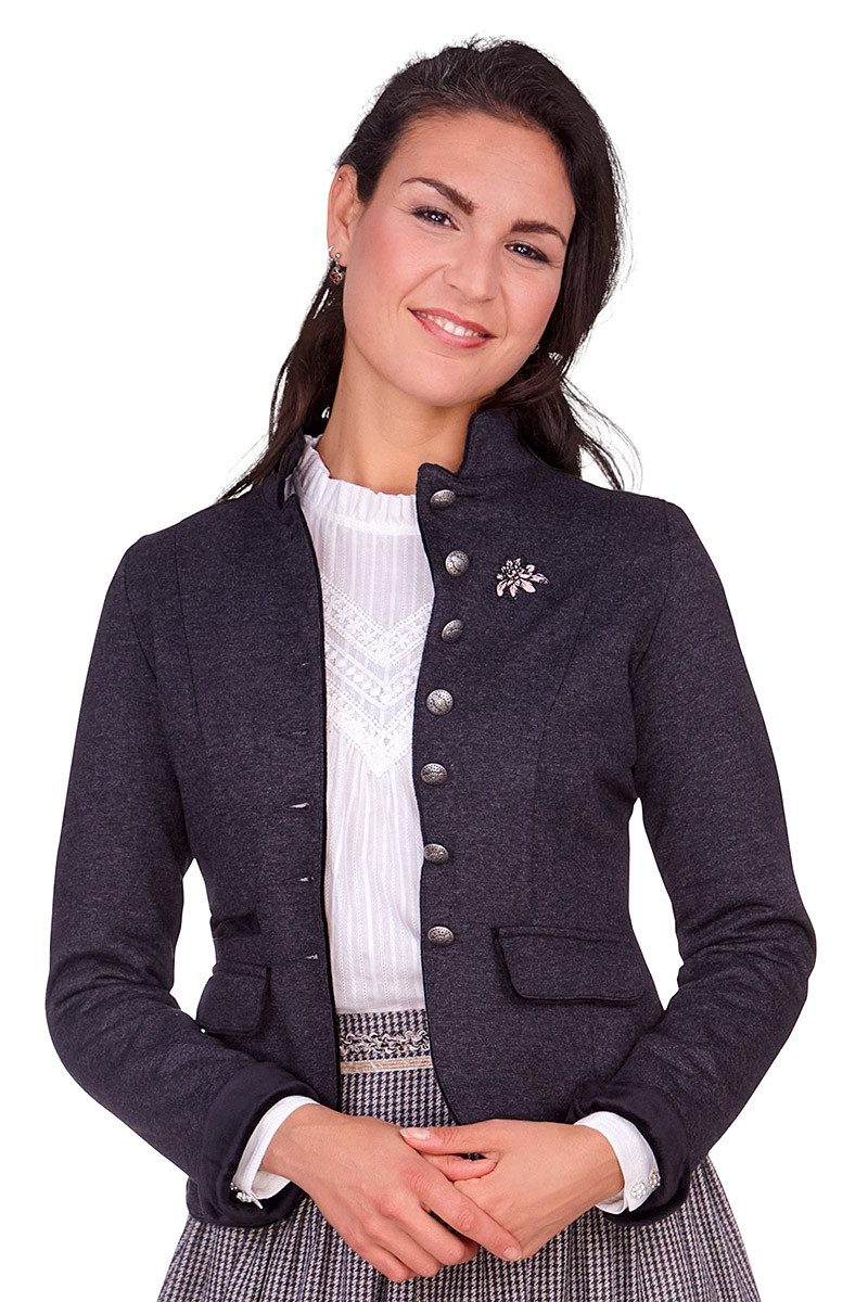 Hangowear Trachtenjanker Trachtenblazer Damen - ZILLY - anthrazit