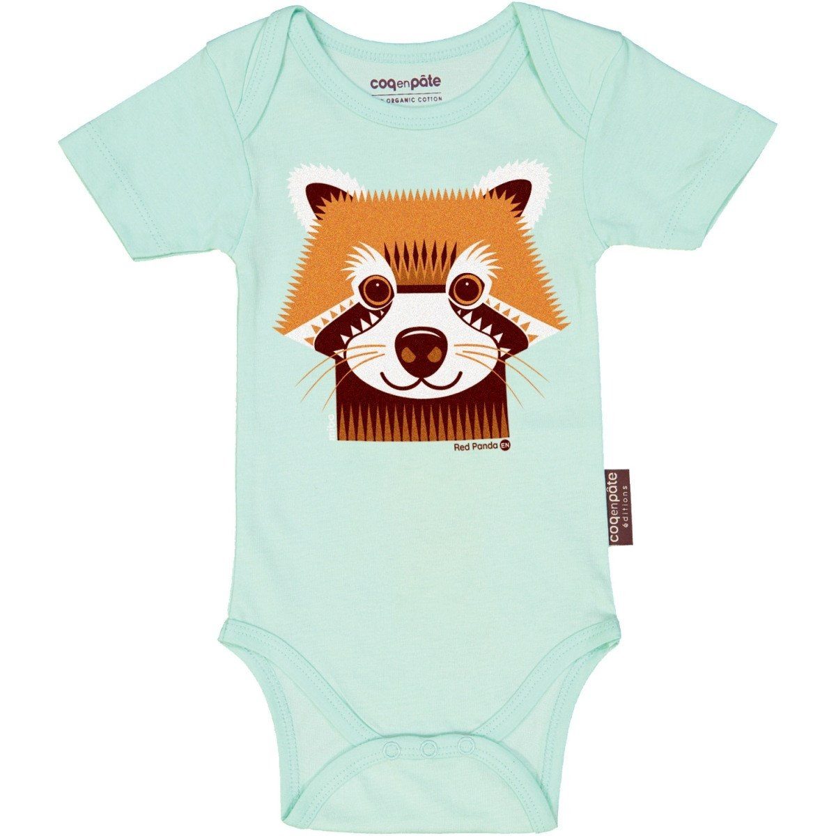 COQ EN PATE Kurzarmbody Body kurzarm 9-12 Monate 74 cm farbenfroh mit Tiermotiven