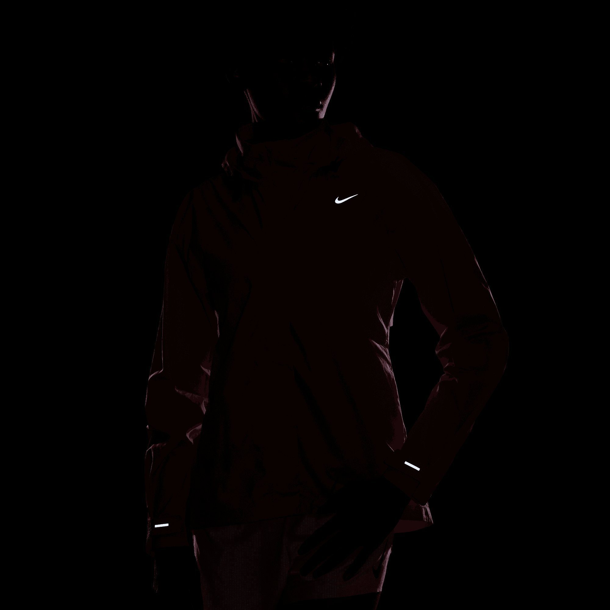 LT SILV RED/BLACK/REFLECTIVE Laufjacke W REPEL FAST NK Nike JACKET FUSION