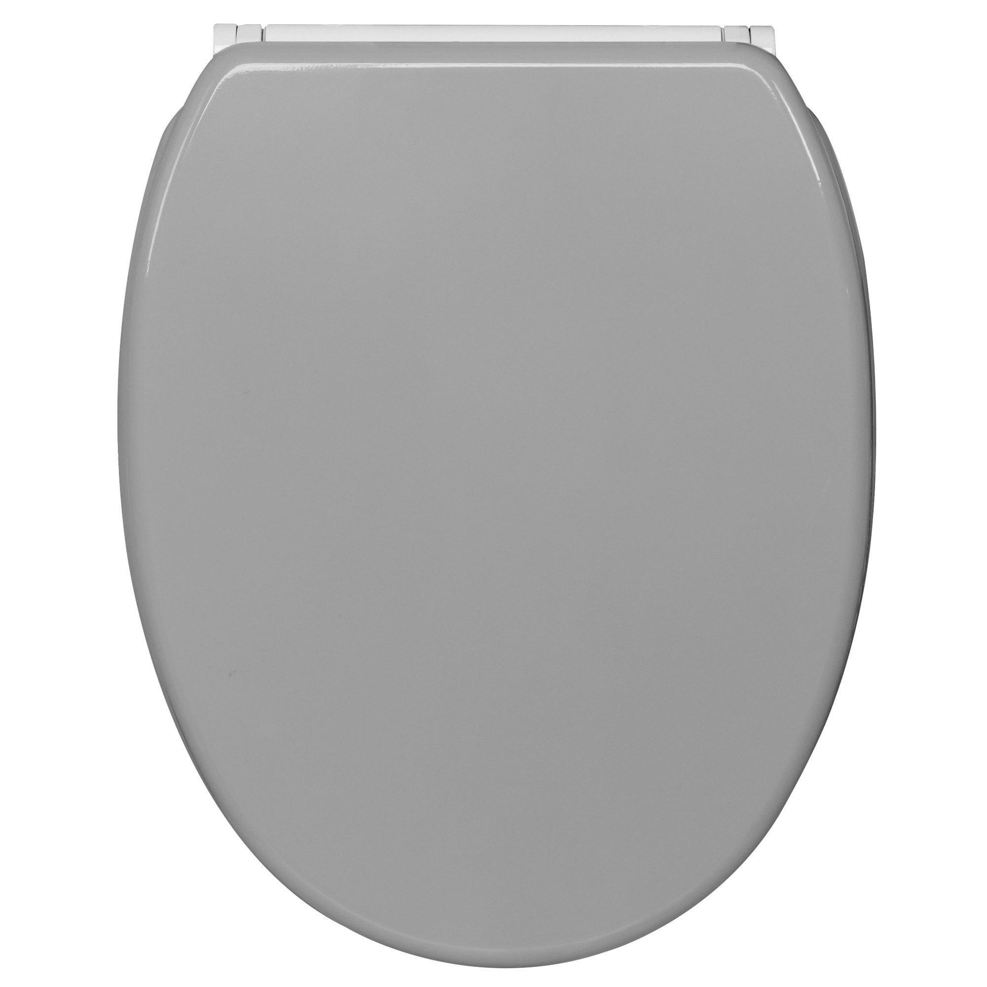 Sanilo WC-Sitz Manhattan Grau mit Absenkautomatik & Quick Release, Premium Toilettendeckel, abnehmbar, leichte Montage von oben