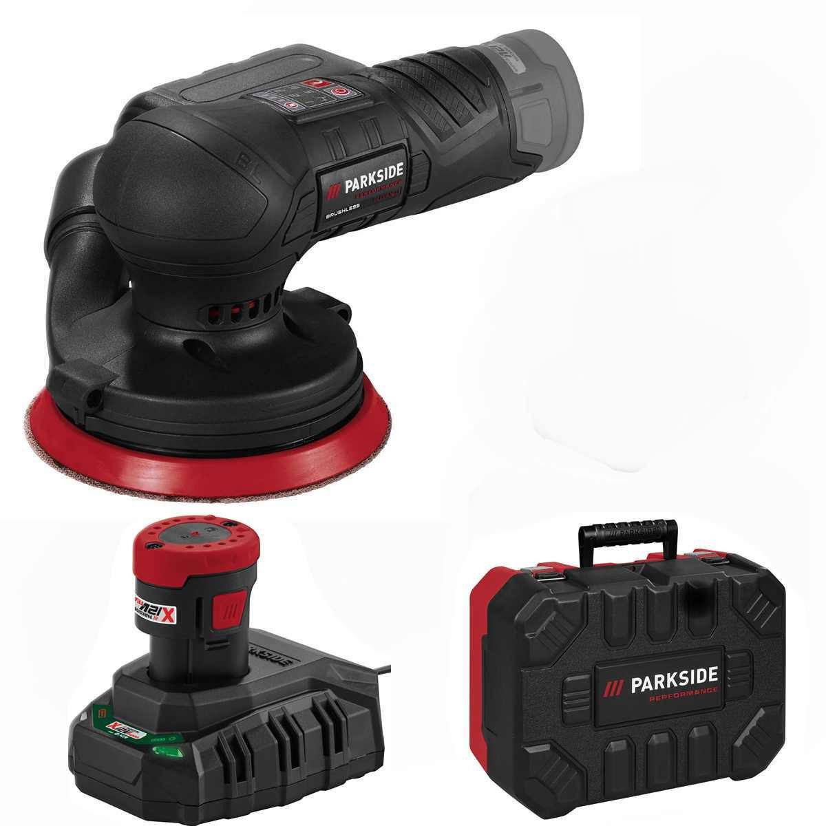 Parkside Дельташлифовальная машина 12V Akku-Exzenterschleifer PAESP 12-Li mit Akku / Ladegerät