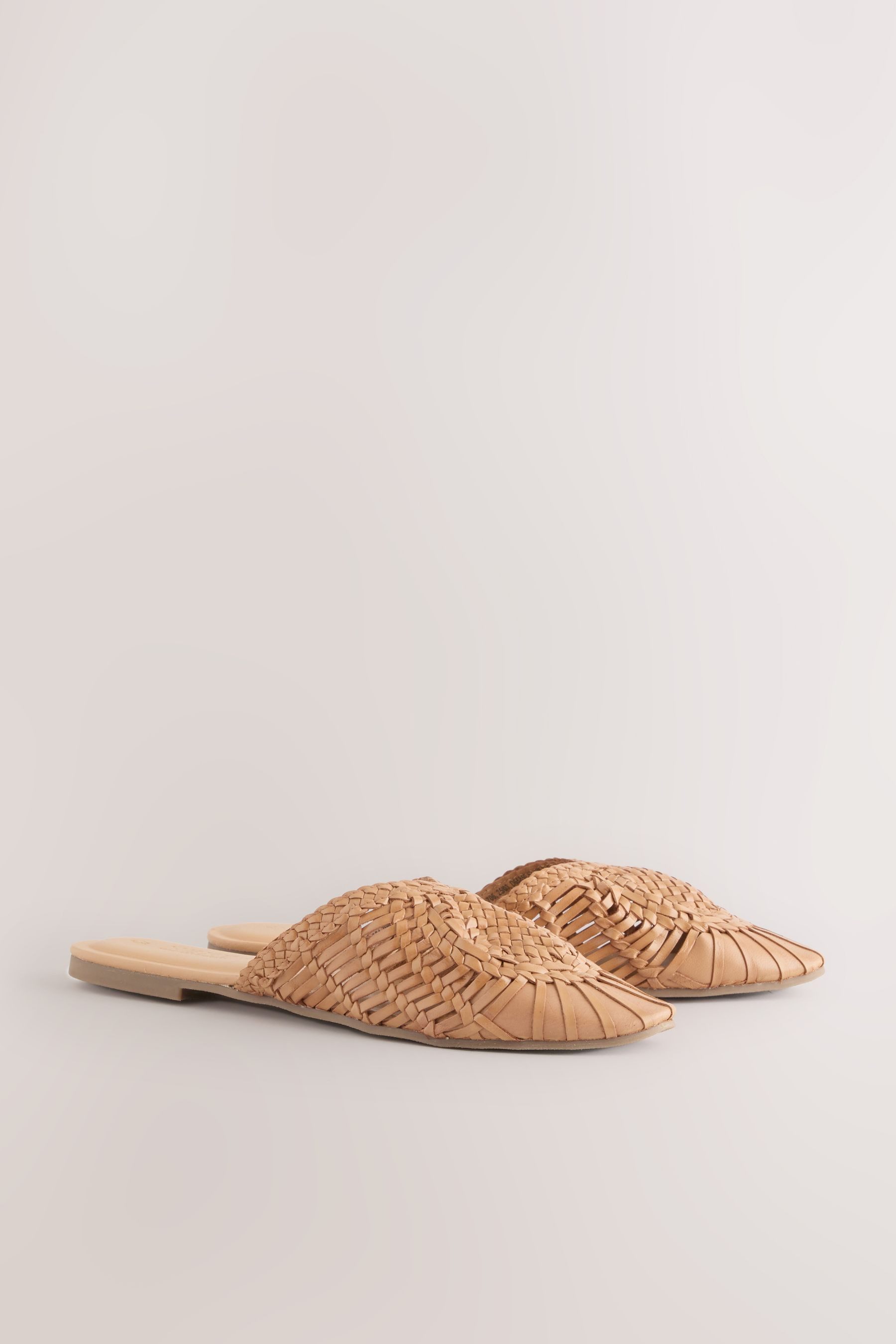 Next Forever Comfort® Lederpantoletten mit Flechtdesign Pantolette (1-tlg)