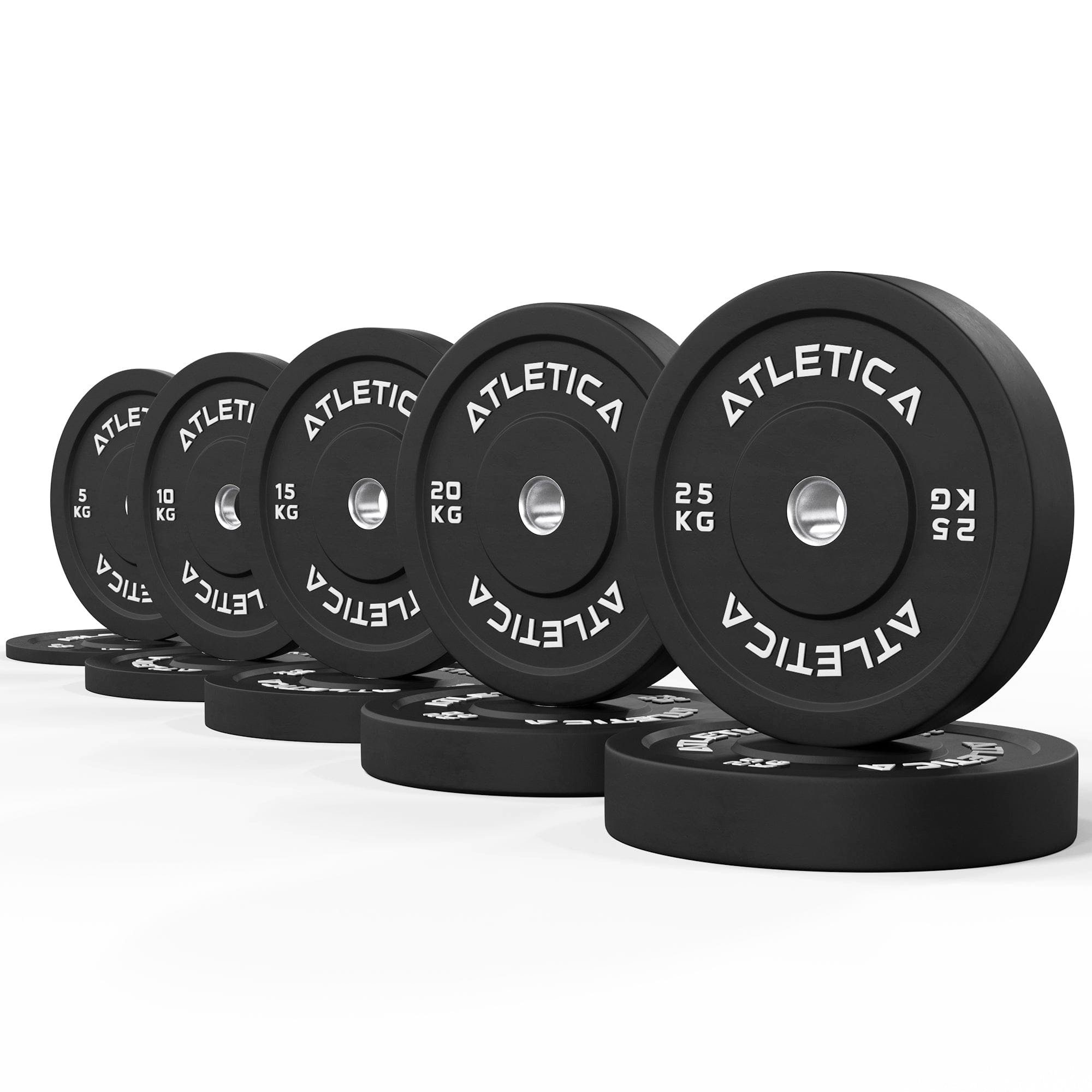 ATLETICA Hantelscheiben 150kg Bumper Plates Set