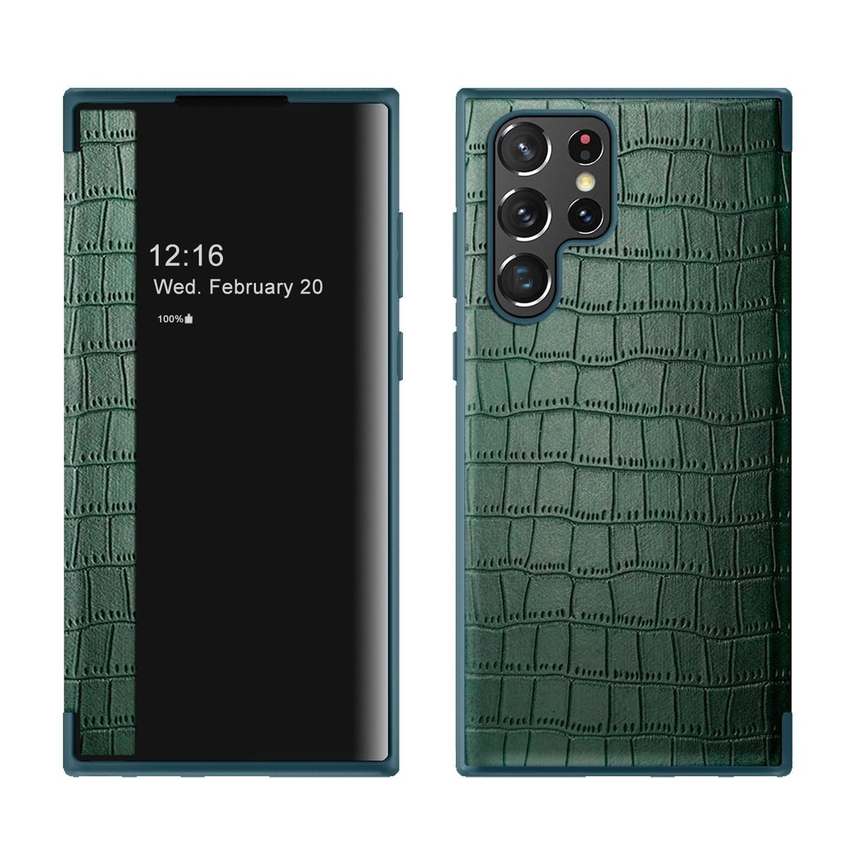 König Design Handyhülle Samsung Galaxy S23 Ultra, Schutzhülle Schutztasche Case Cover Etuis Wallet Klapptasche Bookstyle