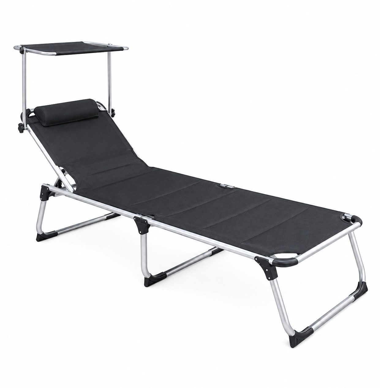 Gartenliege MAUI Sonnenliege Sonnendach Liegestuhl Relaxliege Strandliege Liege