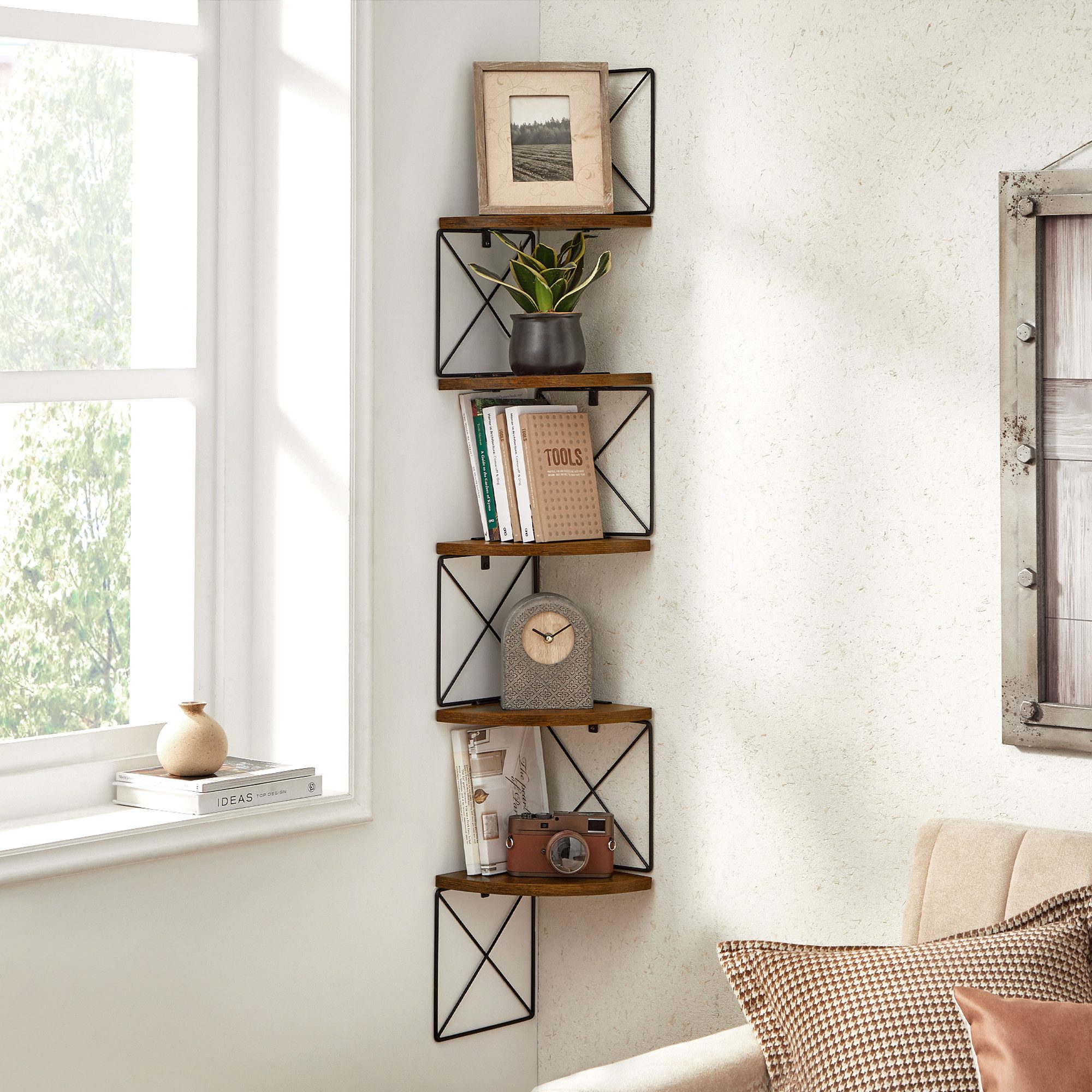VASAGLE Eckregal, Bücherregal, 5 Ebenen,20 x günstig online kaufen