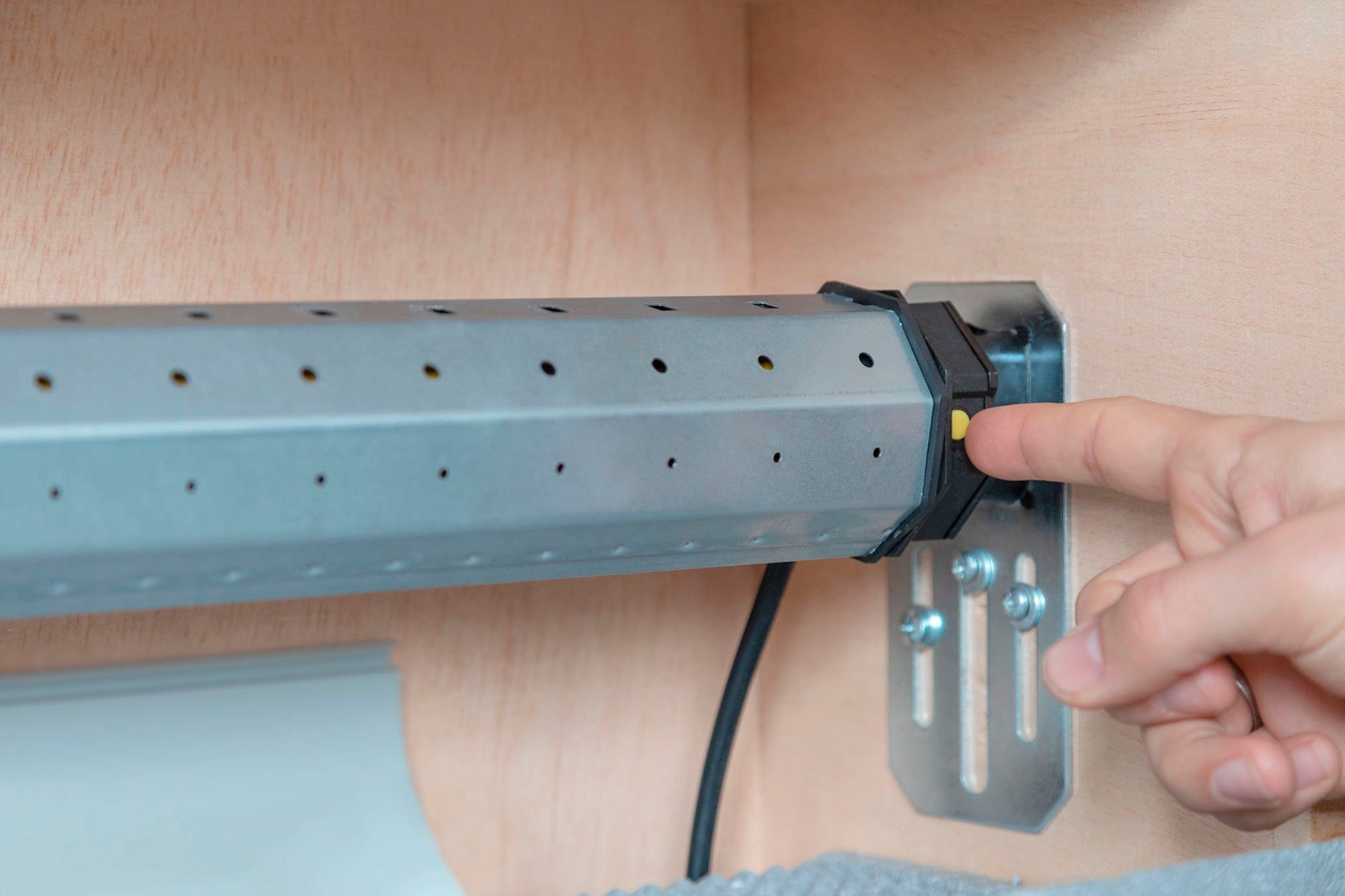 SCHELLENBERG Rollladenmotor Plus, Rohrmotor mit elektronischer Endlageneinstellung, geeignet für 40 mm Rollladenwelle, Mini, 10 Nm, Zugkraft 25 kg