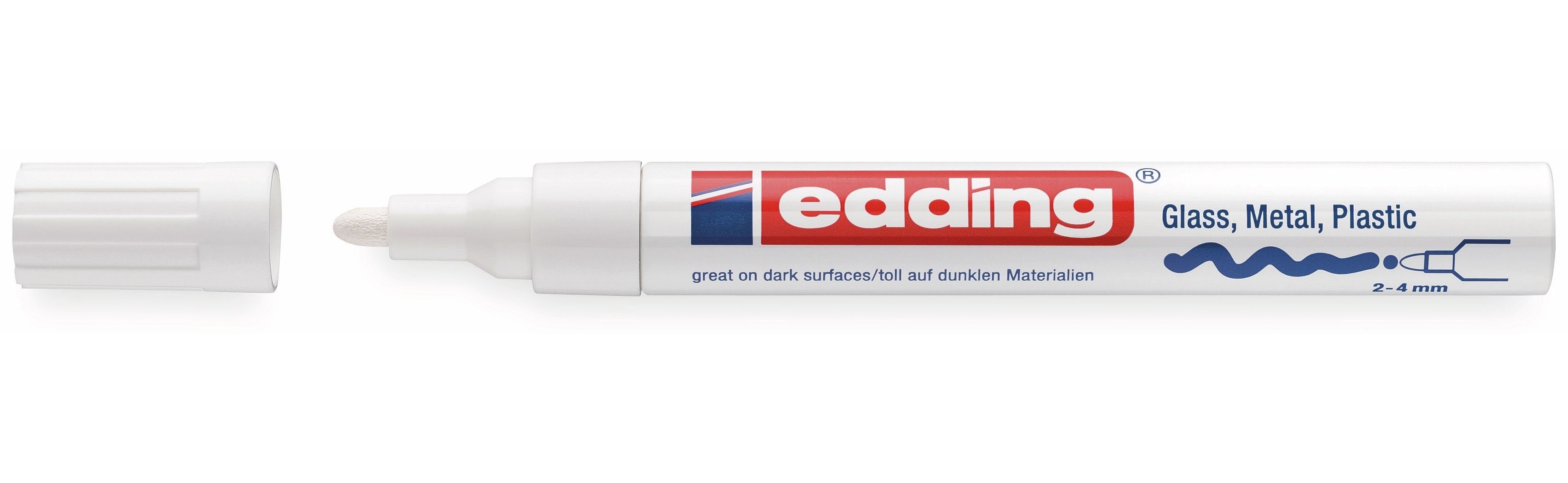 edding Bleistift EDDING weiß Paint-Marker, e-750 CR