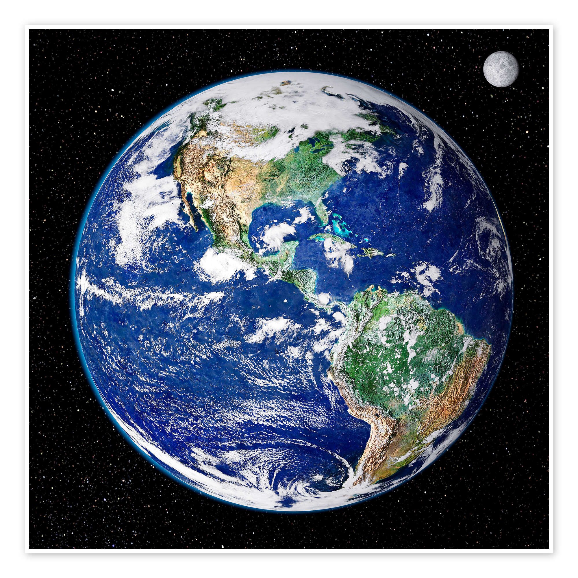 Posterlounge Poster NASA, Erde aus dem günstig online kaufen