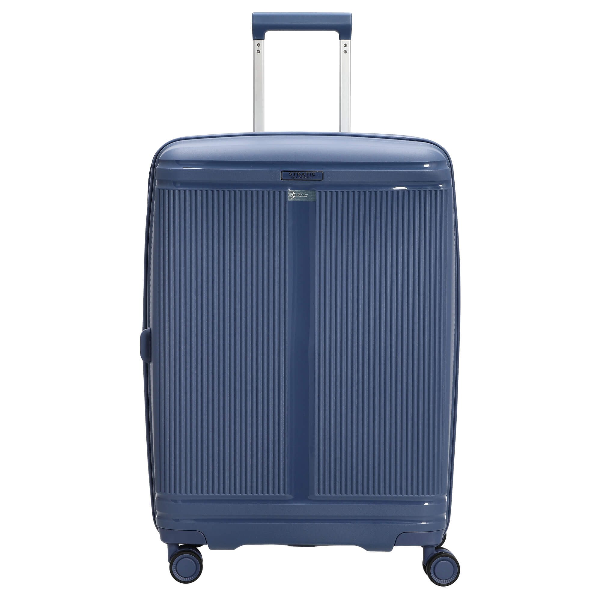 Stratic Koffer Straw T - 4-Rollen-Trolley 67 cm M erw. (navy), 4 Rollen Rollen