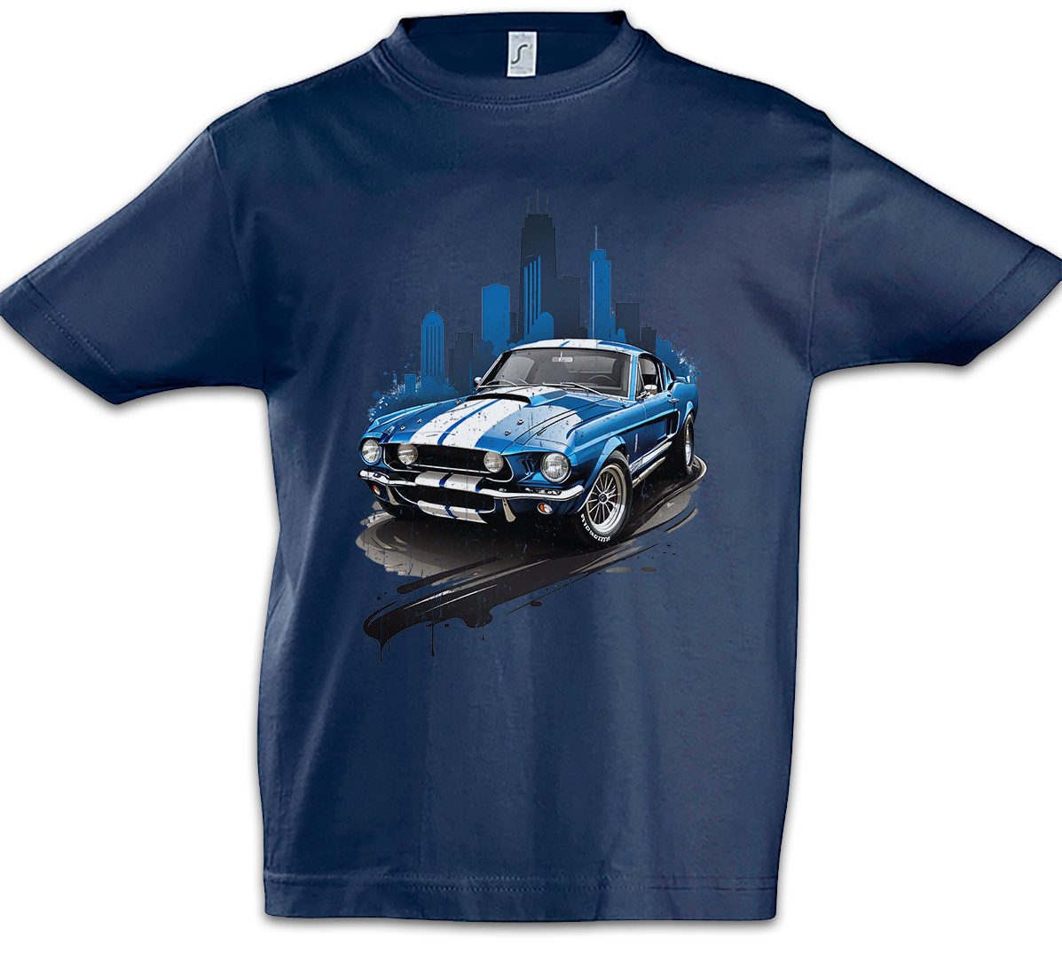 Urban Backwoods Print-Shirt Shelby Kinder T-Shirt Mustang Eleanor Muscle Auto Cobra Racing Car (1-tlg) Gone 60 SecondsTuning American