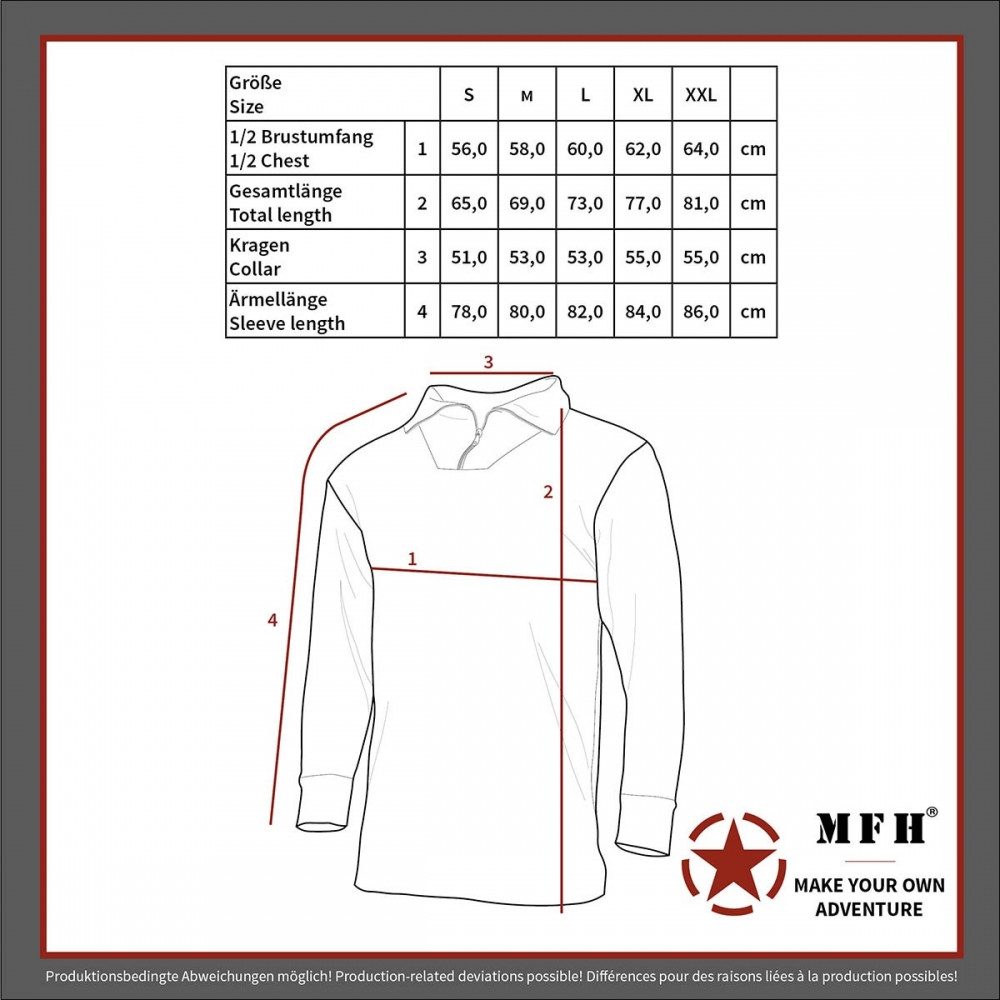 MFH Jeanshemd US Tactical Hemd, langarm von MFH.
