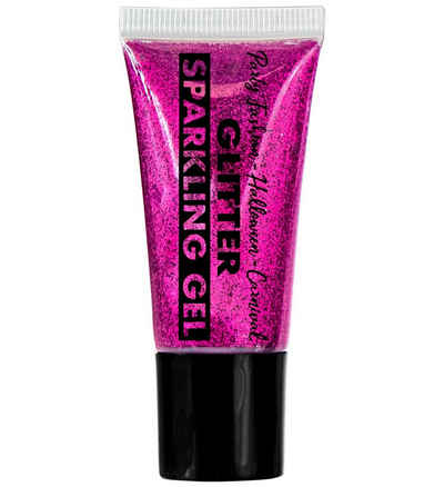 Widmann S.r.l. Theaterschminke Professionelles Glitter Make-up - Tube 25 ml Pink