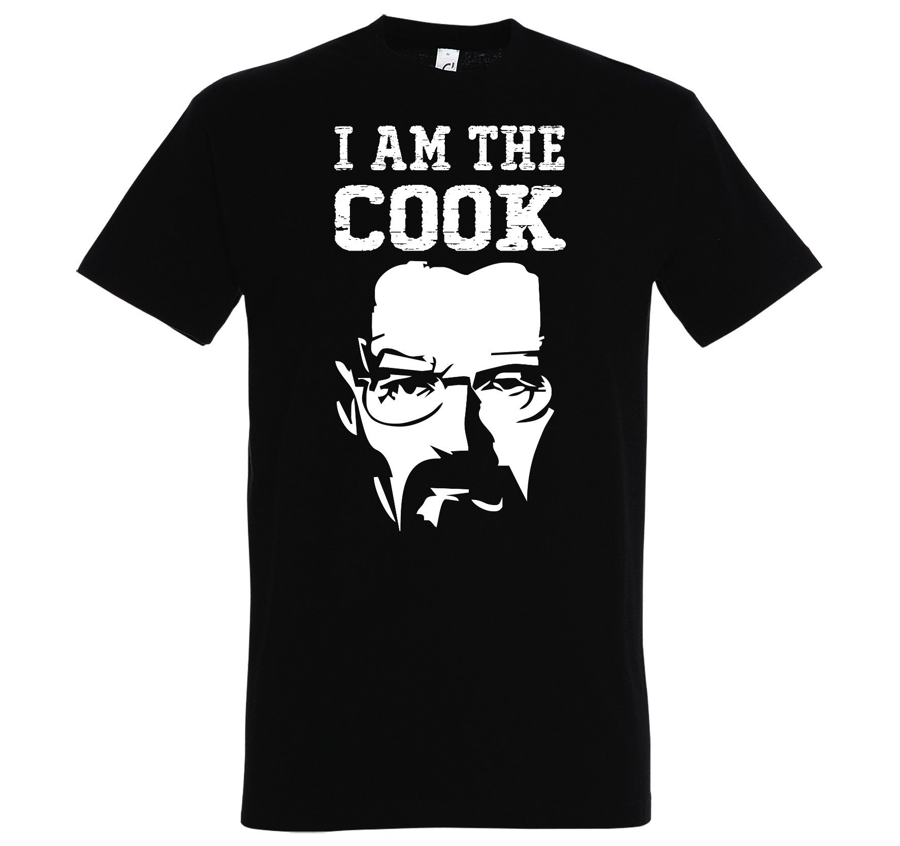 Youth Designz Print-Shirt I AM THE COOK Herren T-Shirt mit trendigem Logo Aufdruck und lustigem Spruch Schwarz