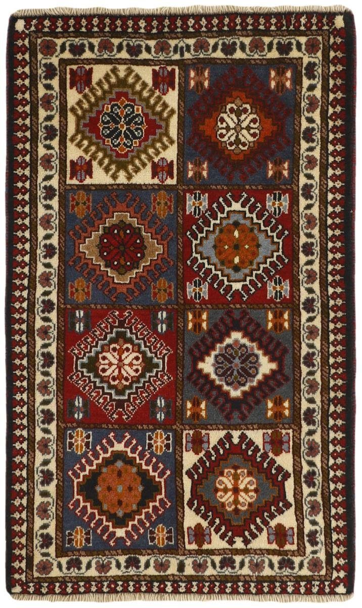 Orientteppich Yalameh 62x105 Handgeknüpfter Orientteppich / Perserteppich, Nain Trading, rechteckig, Höhe: 12 mm