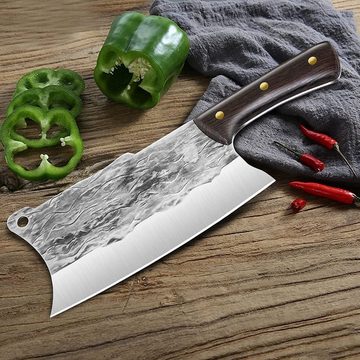 Coisini Kochmesser Handgeschmiedetes Hackmesser Fleisch Metzgermesser Küchenbeil