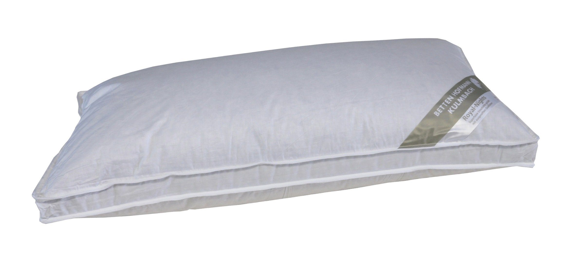 Betten Hofmann Federkopfkissen Franken Kopfkissen 40x80 mit Außensteg Feder günstig online kaufen