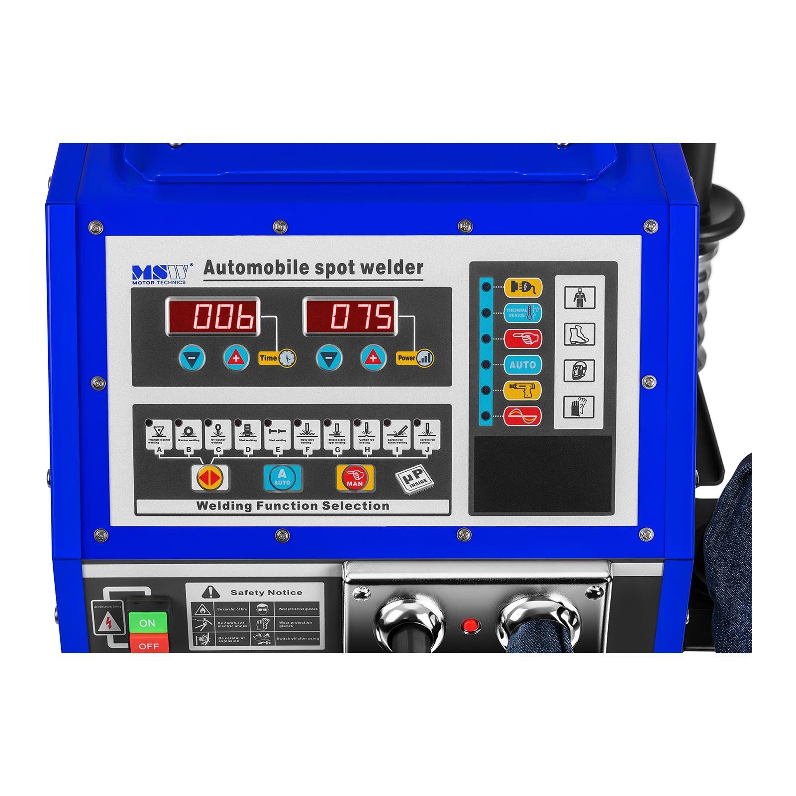 L: cm MSW Bördelgerät 400 V, Punktschweißgerät Ausbeulspotter Dellenlifter cm, B: 47 62 Karosserie Spotter