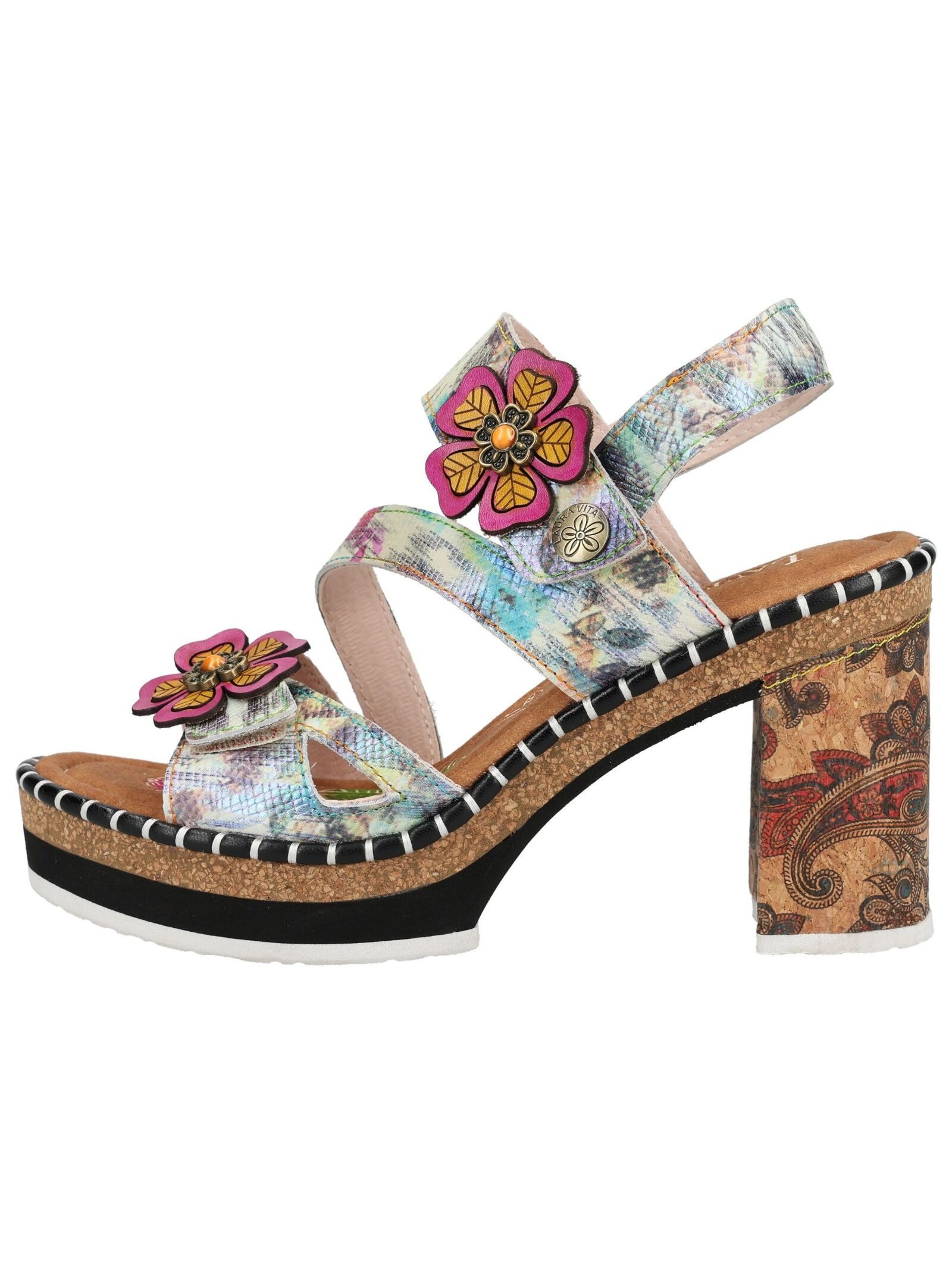 LAURA VITA LAURA VITA Sandalen Leder High-Heel-Sandalette günstig online kaufen