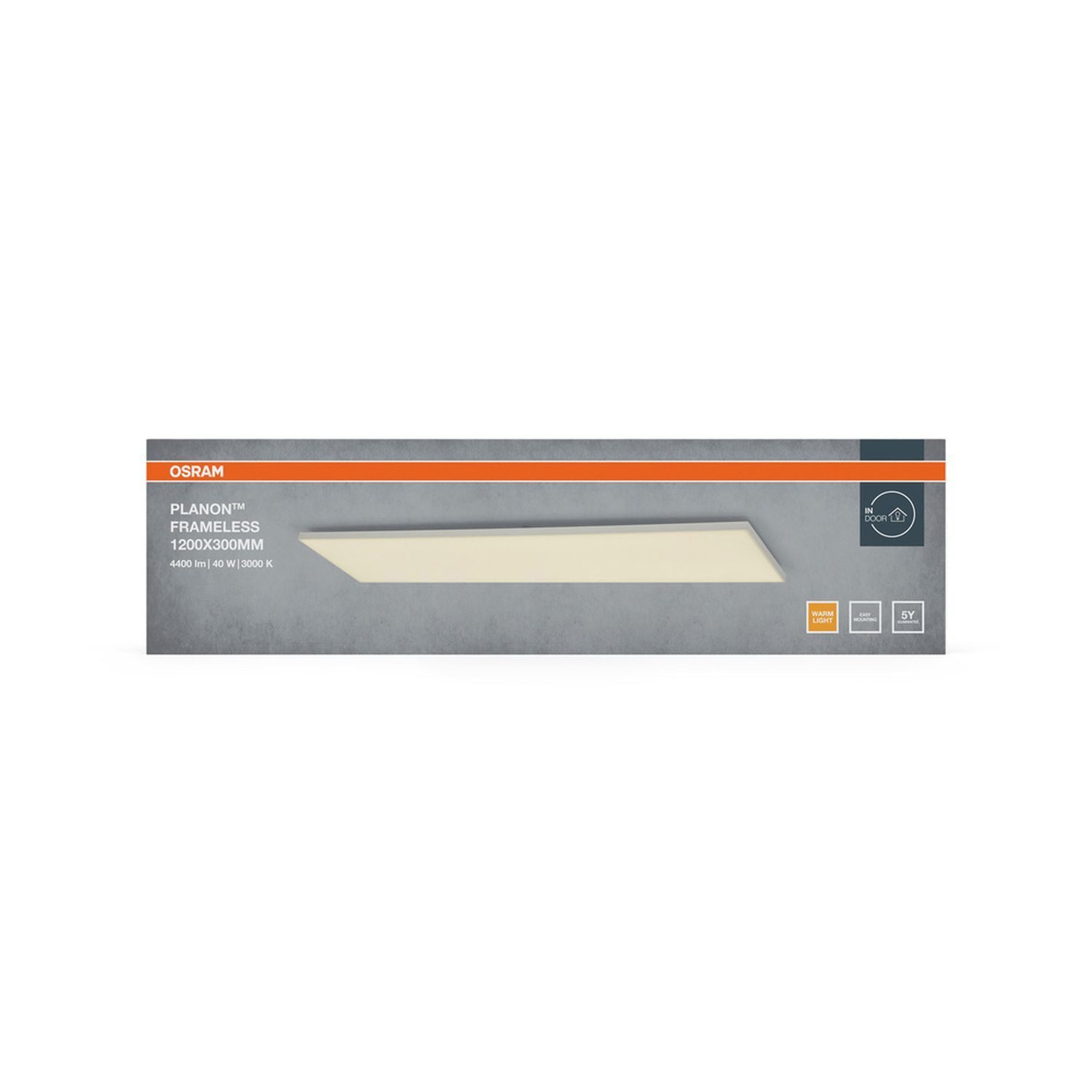 Licht-Erlebnisse Deckenleuchte ELARIS, LED fest integriert, Warmweiß, LED eckig 3000 K 3300 lm Modern