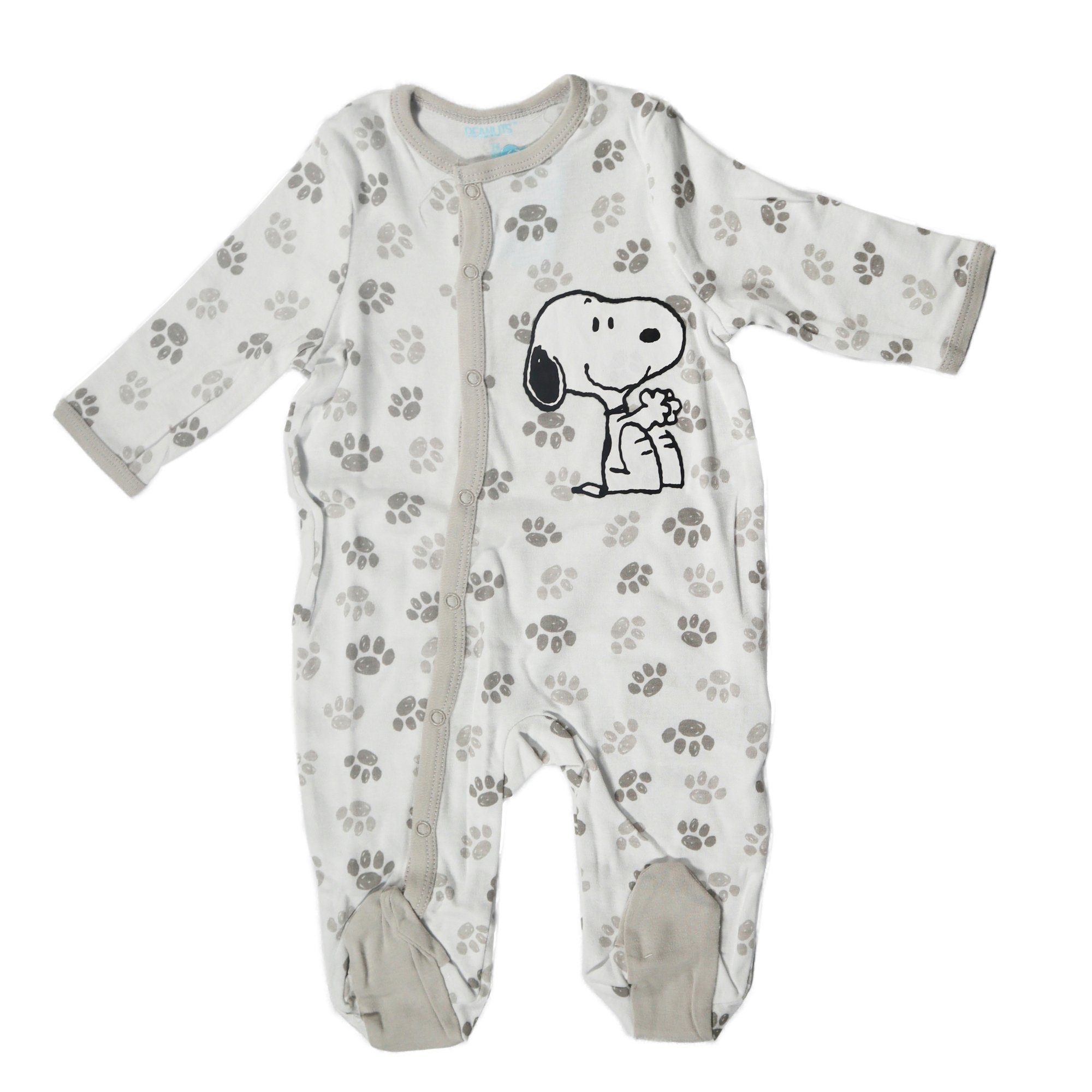 Strampler Snoopy Sleep Baby Kleinkind langarm Einteiler Strampler