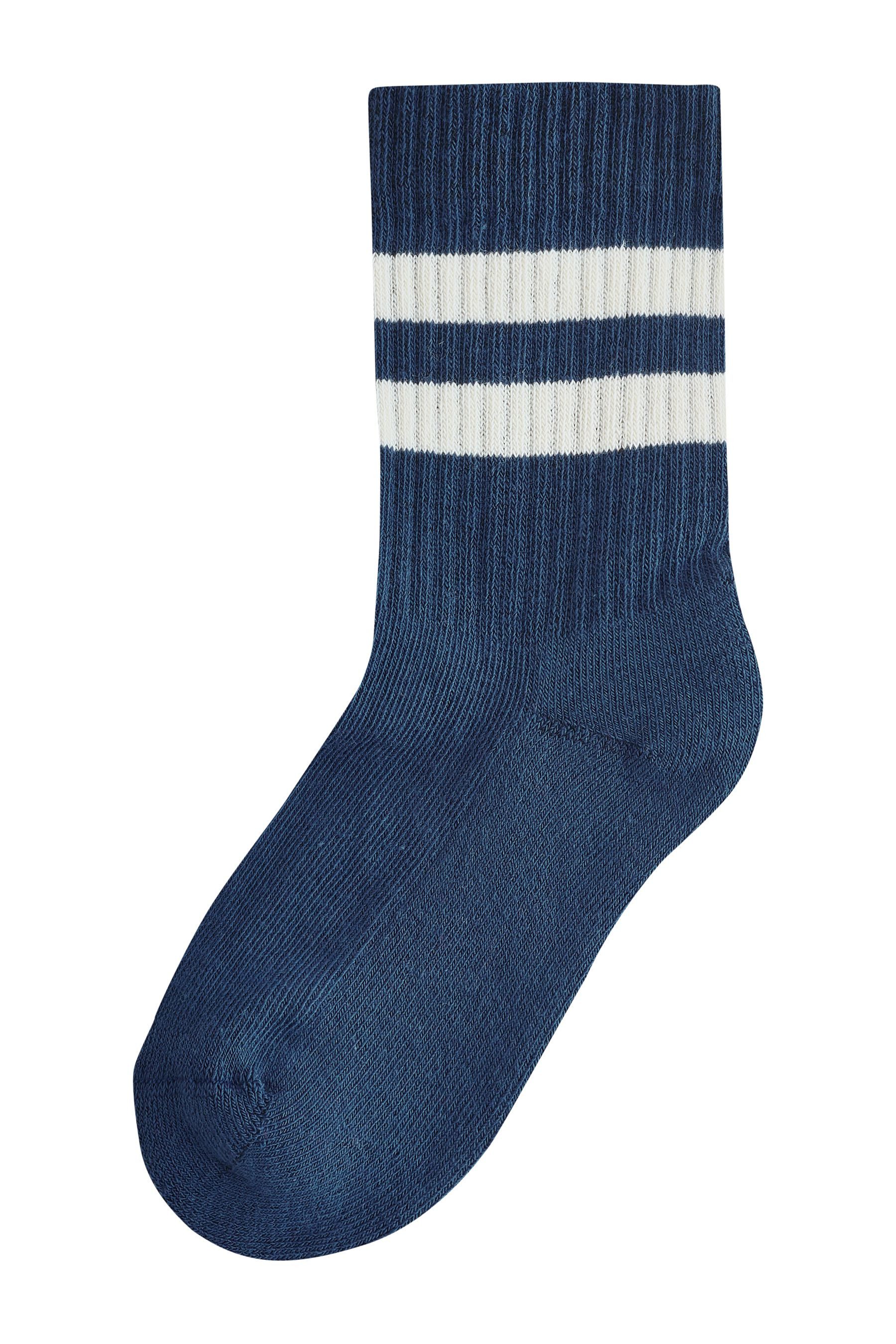 Next Kurzsocken Gerippte Socken im 5er-Pack mit Randstreifen (1-Paar) – Bild 5 von 5
