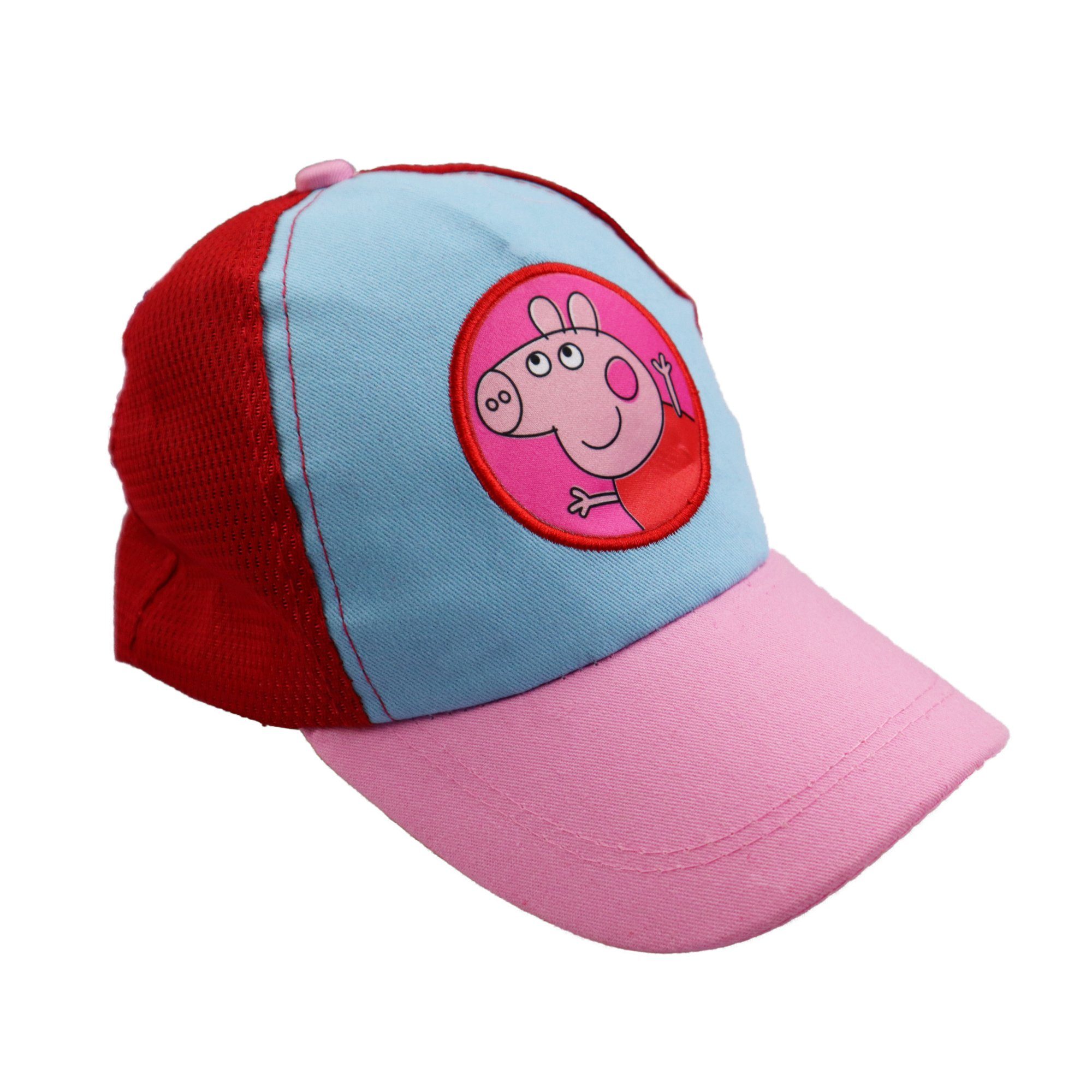 Peppa Pig Baseball Cap Peppa Rot Gr. 48/51 Kinder Kappe Baby Baseball Wutz