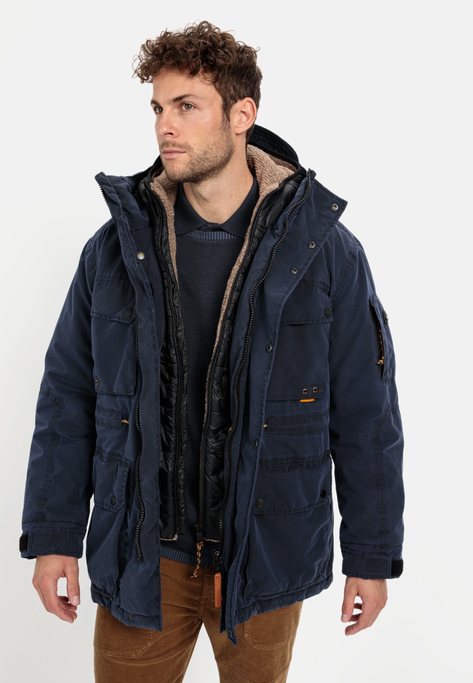Funktionsjacke mit herausnehmbarem Teddyfutter