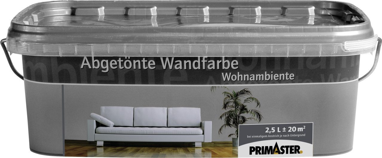 Primaster Wandfarbe Primaster Wandfarbe Wohnambiente 2,5 L stahl