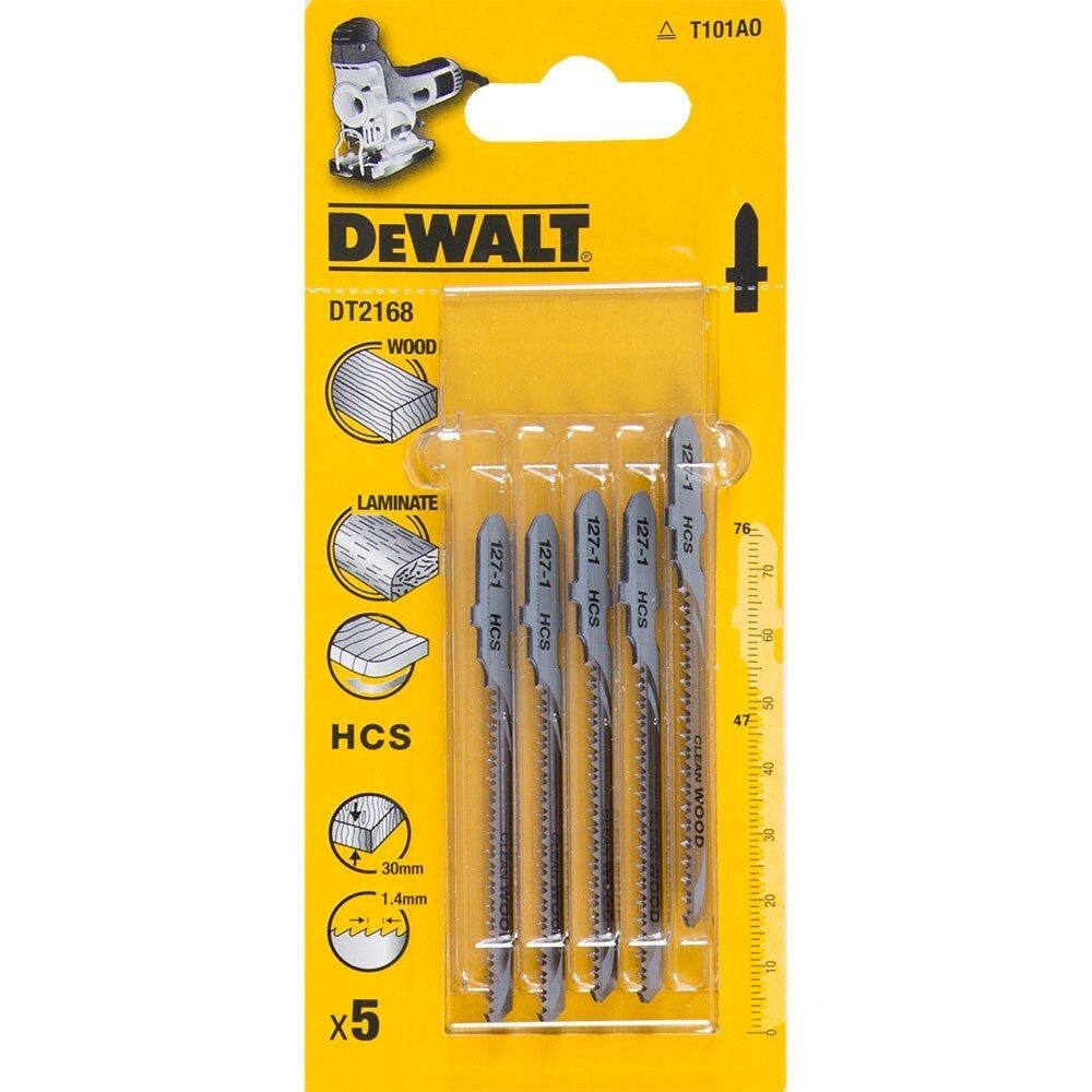 STANLEY Stichsägeblatt DEWALT STICHSÄGEBLATT 76x1,4 mm T101AO HOLZ/LAMINAT