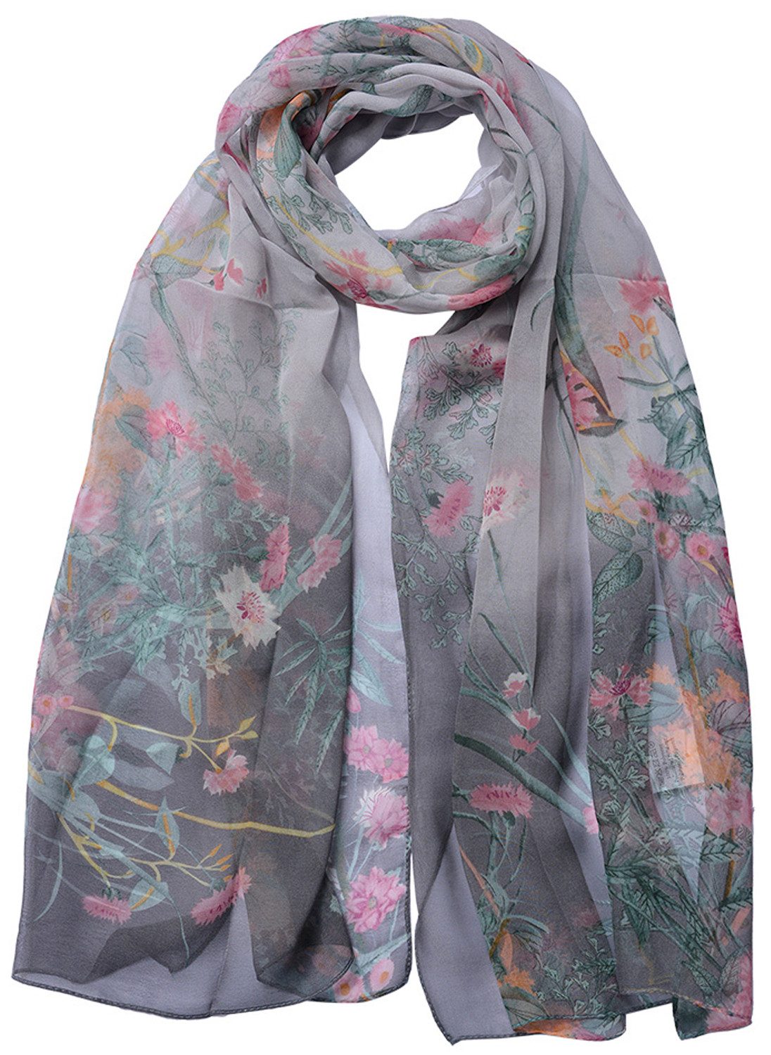 Juleeze Schal Gentle Breeze, (1-St. 1-teilig), leichter Damen Schal mit Blumenmuster