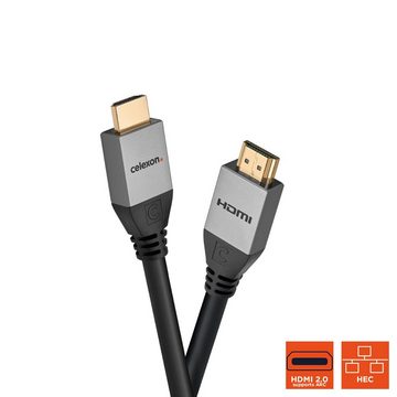Celexon HDMI Kabel mit Ethernet - 2.0a/b 4K 2,0m HDMI-Kabel, (200 cm), Professional Line