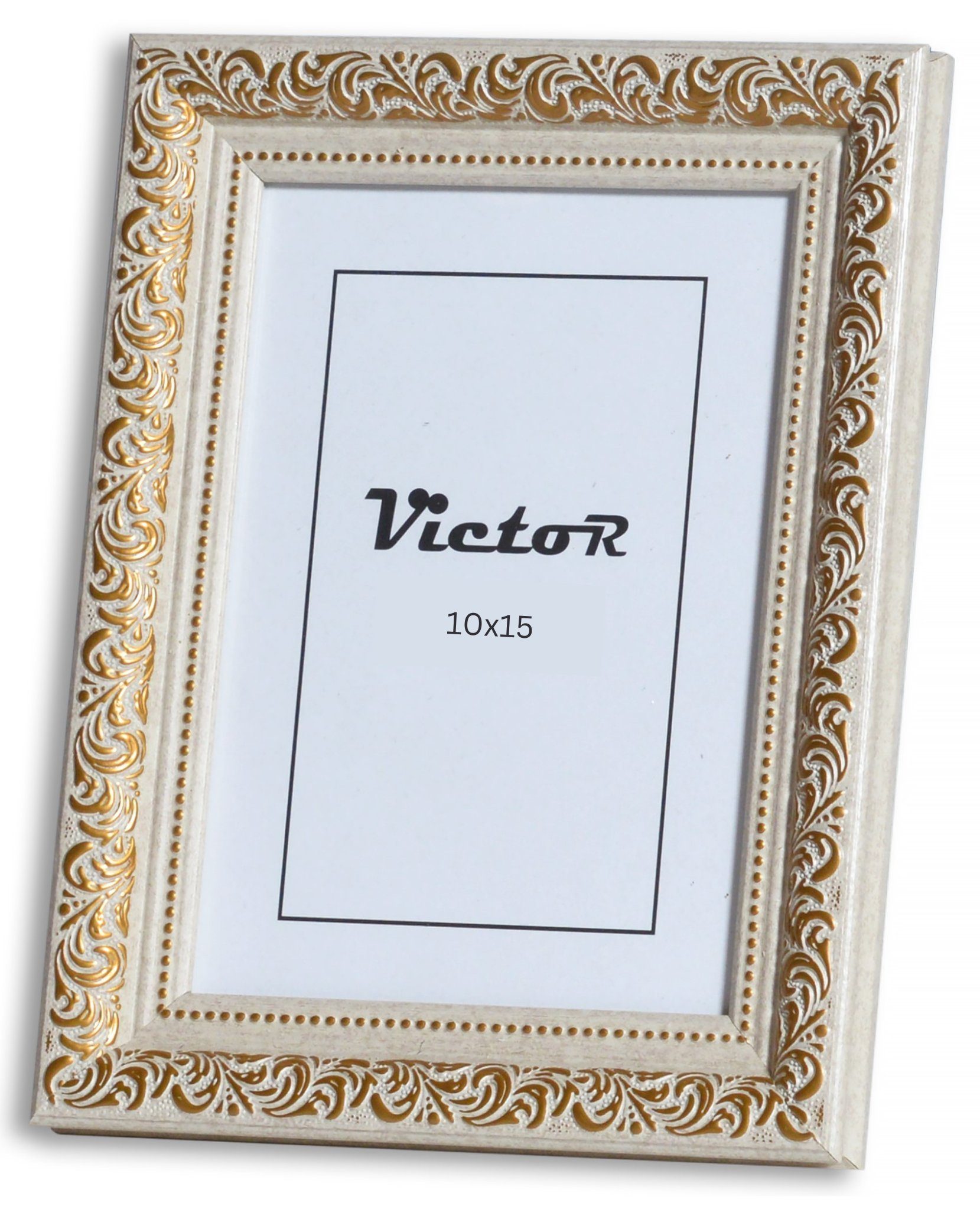Victor (Zenith) Bilderrahmen Rubens, Bilderrahmen Antik Barock, cm Bilderrahmen Beige Gold 10x15 A6