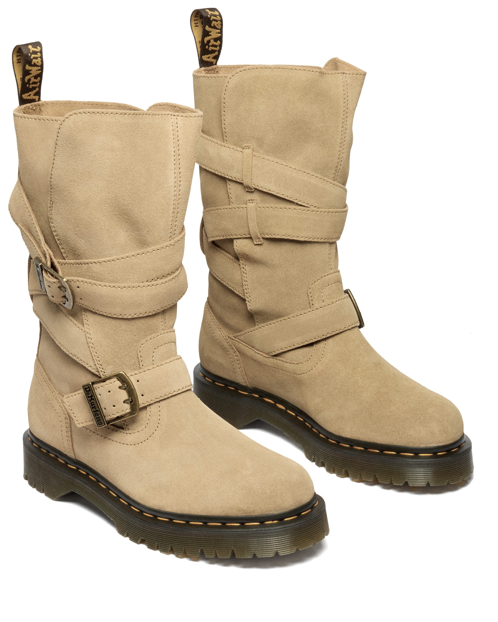 DR. MARTENS Anistone Two Strap bronx suede Ankleboots