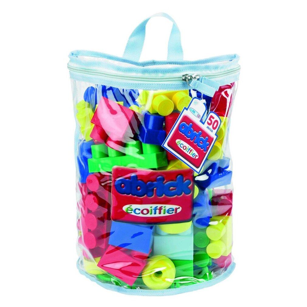 Ecoiffier Maxi Abrick : Beutel mit 50 Blöcken Konstruktions-Spielset, (Packung)